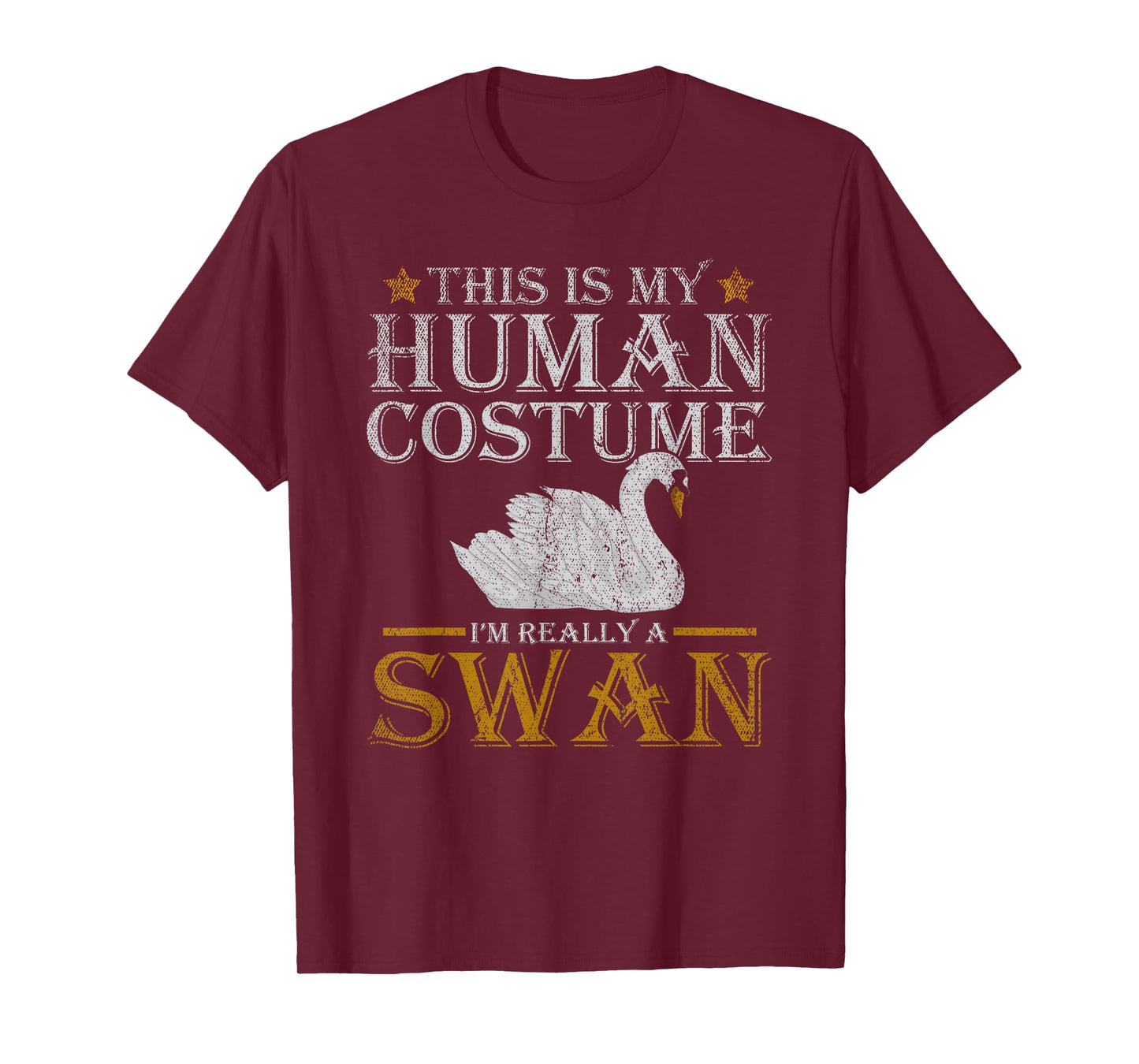 Pretty Animal Beautiful Bird Funny Costume Swan T-Shirt