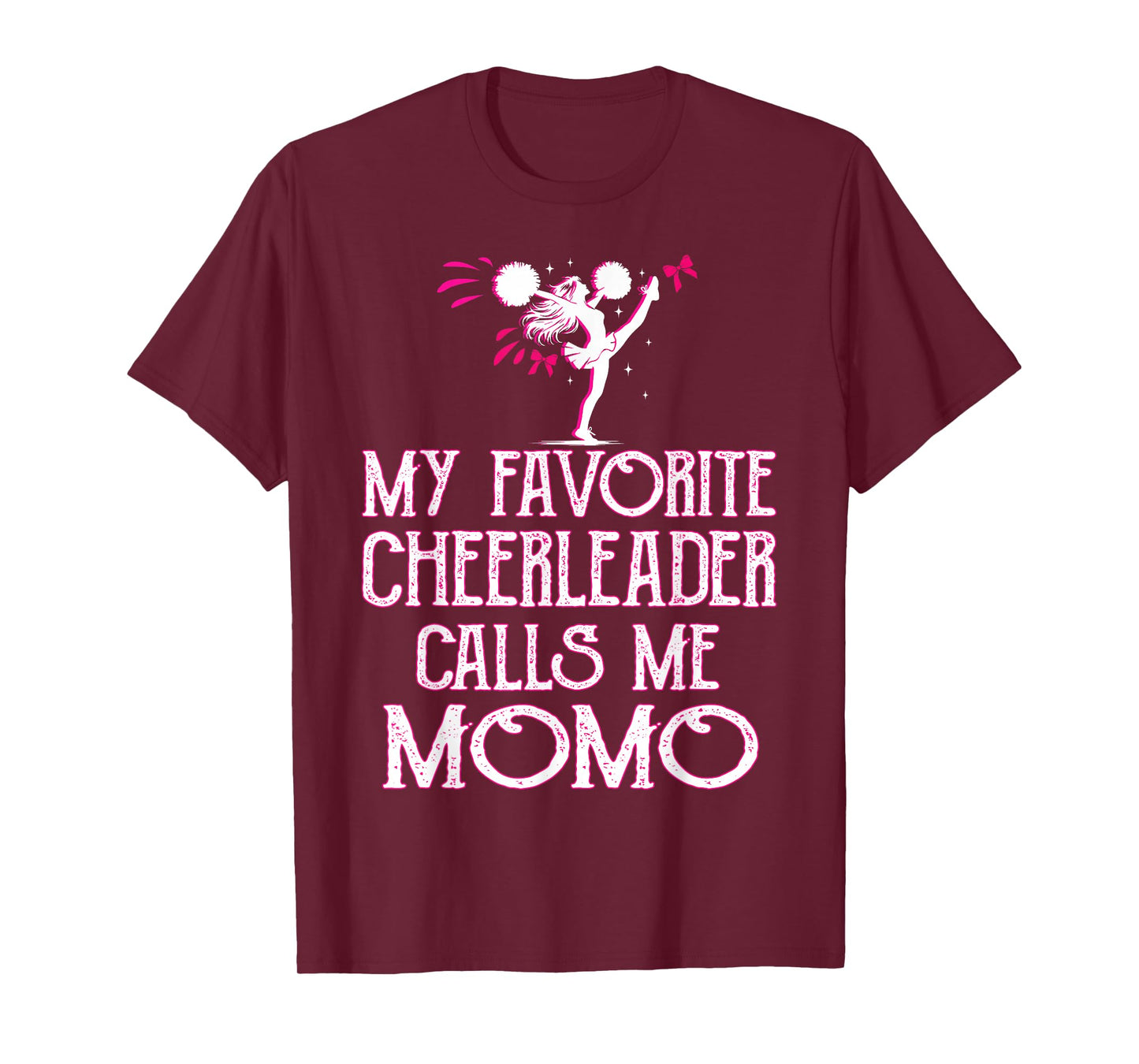 Cheer My Favorite Cheerleader Calls Me Momo Xmas T-Shirt