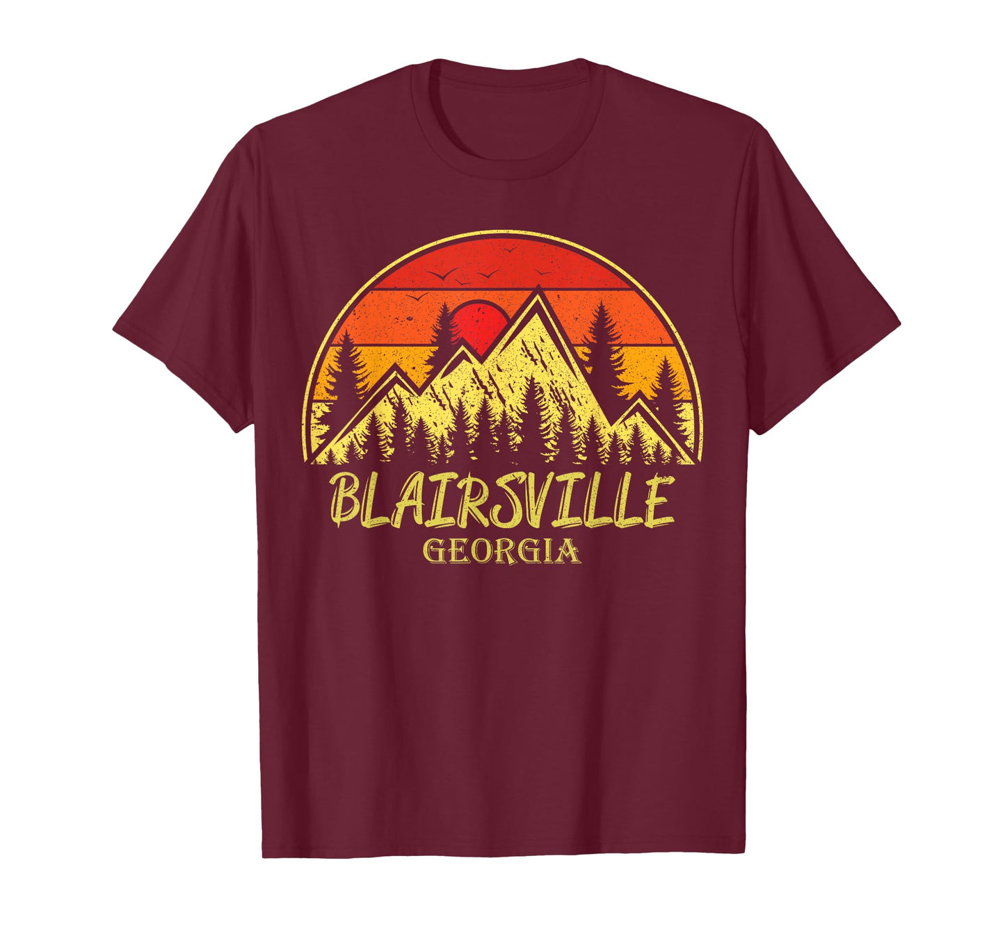 Vintage Blairsville Georgia GA Mountains Hiking Souvenir T-Shirt