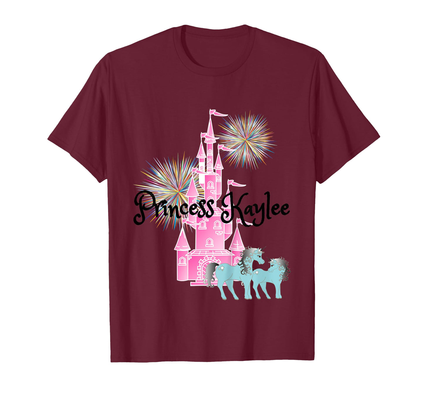 Kids Princess Kaylee Name Girls Personalized Custom T-Shirt