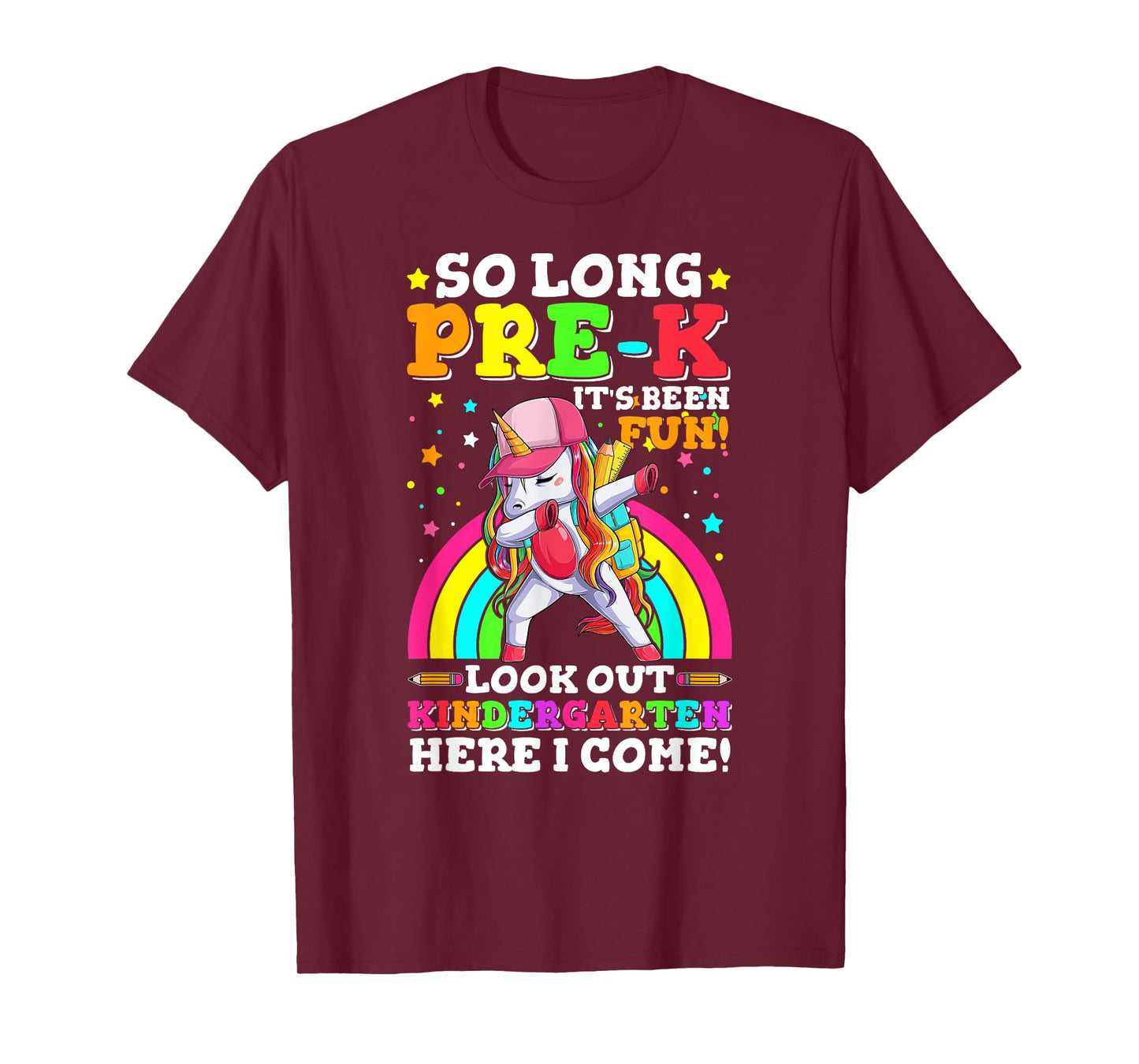 So Long Pre-K Kindergarten Here I Come pre-k graduation T-Shirt