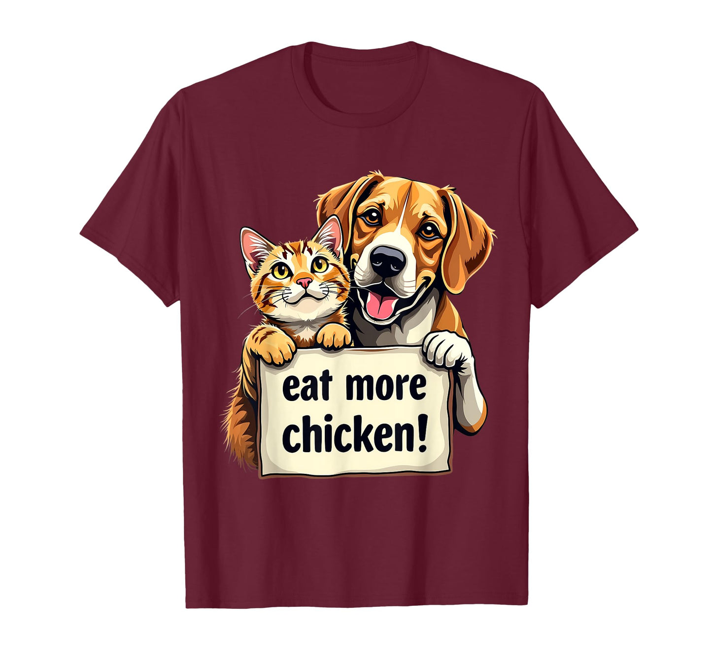 They're Eating the Dogs Cats Eat More Chicken Funny Trump T-Shirt