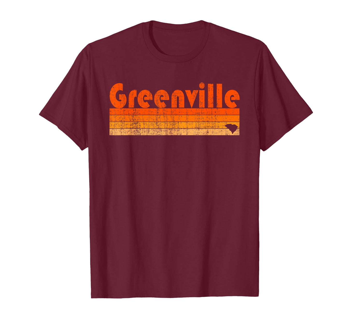 Retro 80s Style Greenville SC T-Shirt T-Shirt