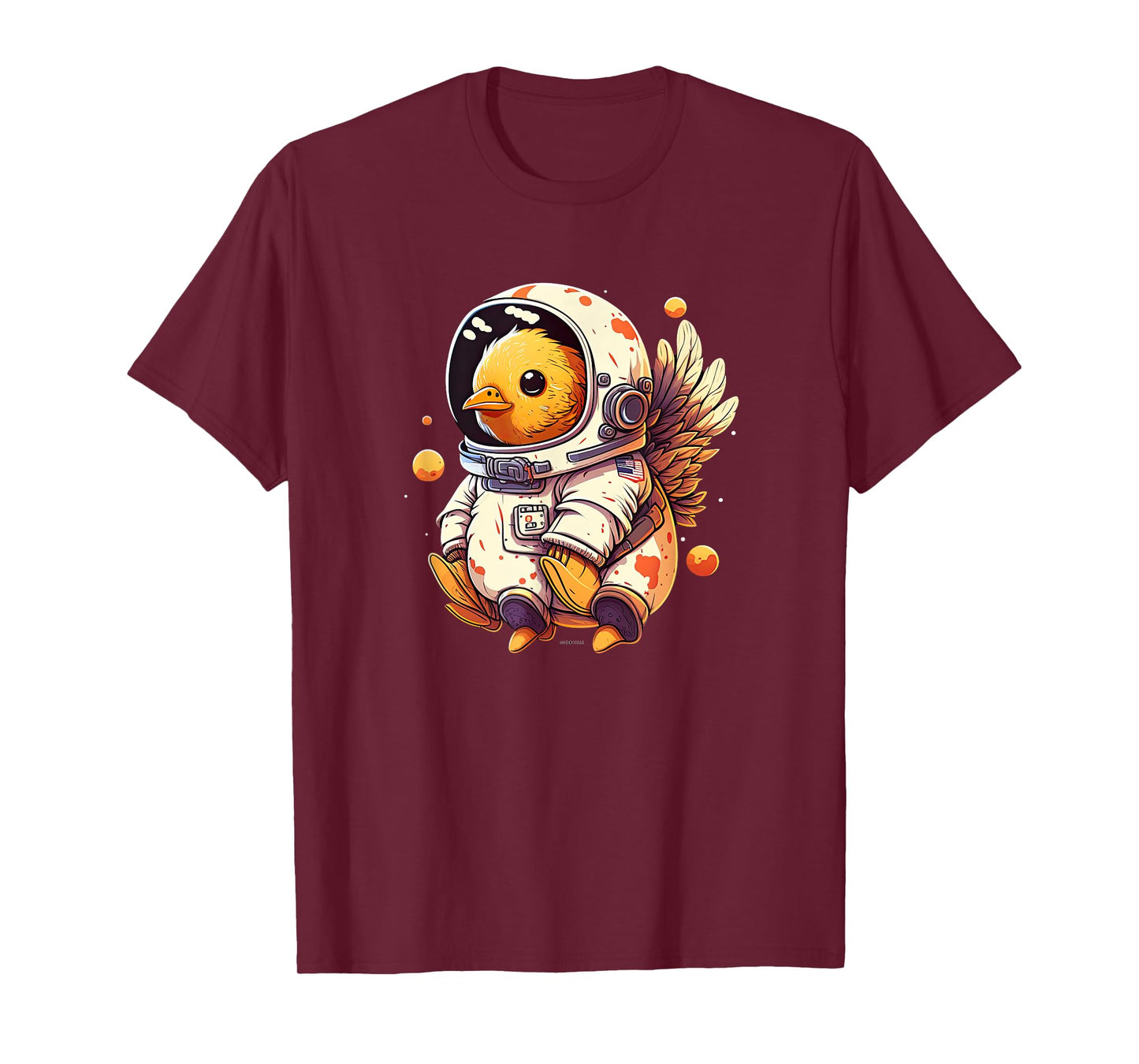 Chicken Cool Astronaut space T-Shirt