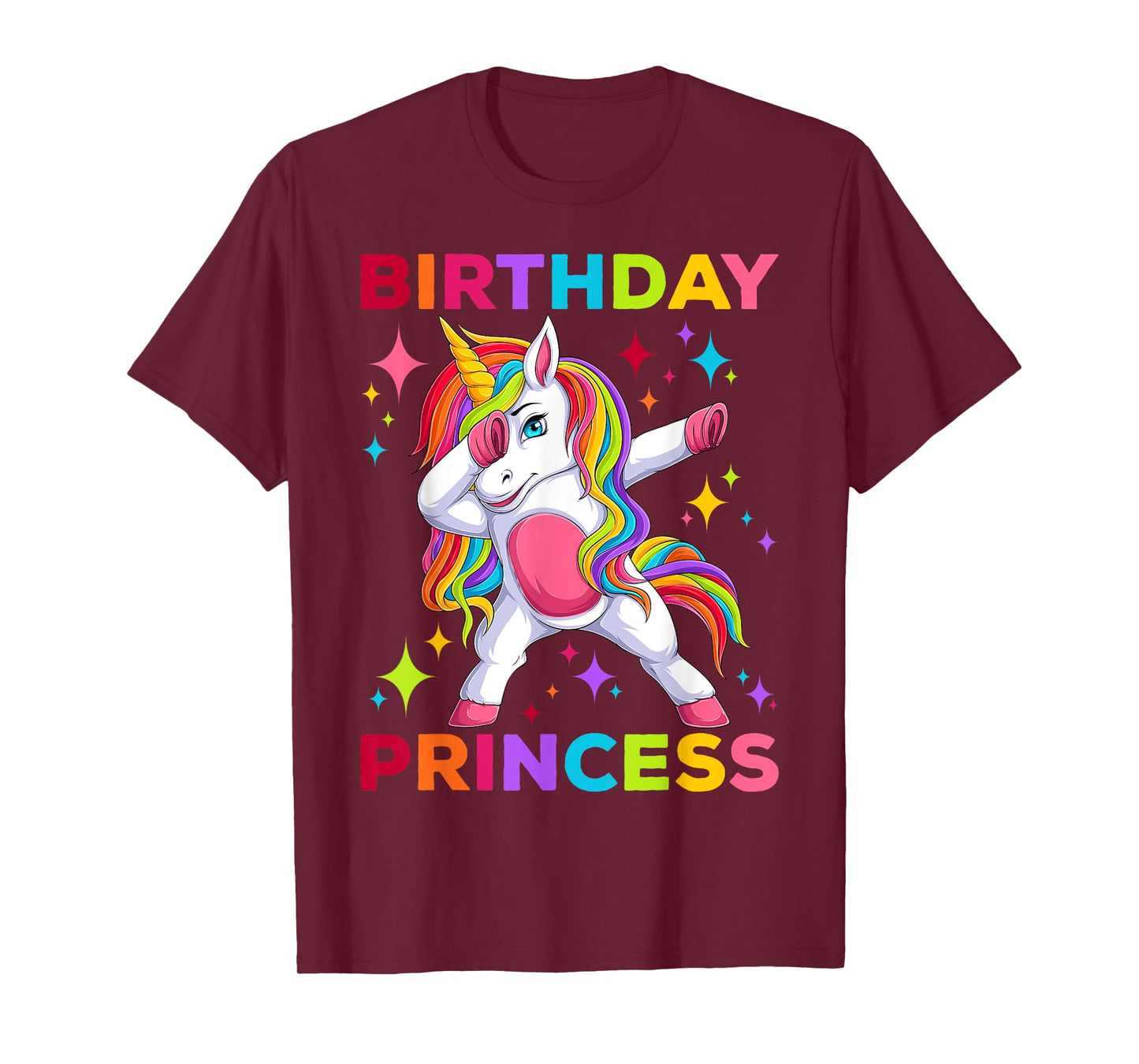 Birthday Princess Girls Bday Dabbing Unicorn Girl Birthday T-Shirt