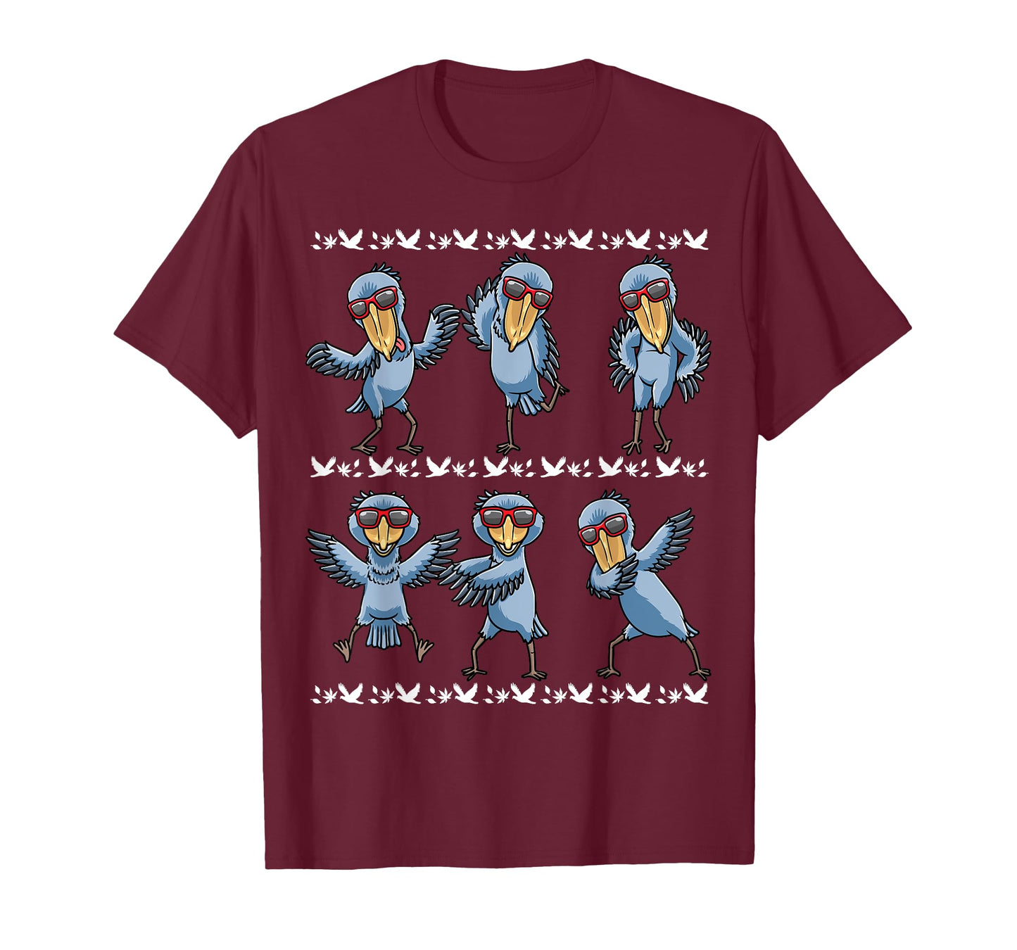 Shoebill Bird Hoe-billed Stork Dancing Birding Birder T-Shirt