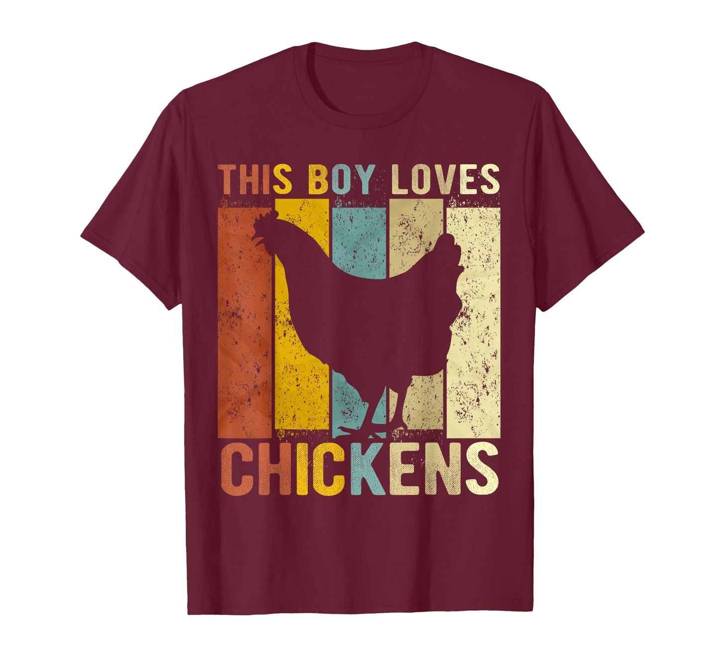 This Boy Loves Chickens Boys Chicken T-Shirt