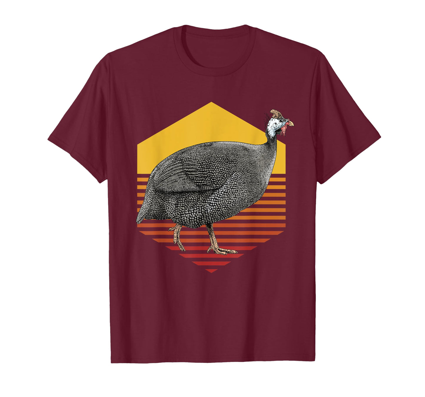 Guinea Fowl Retro T-Shirt