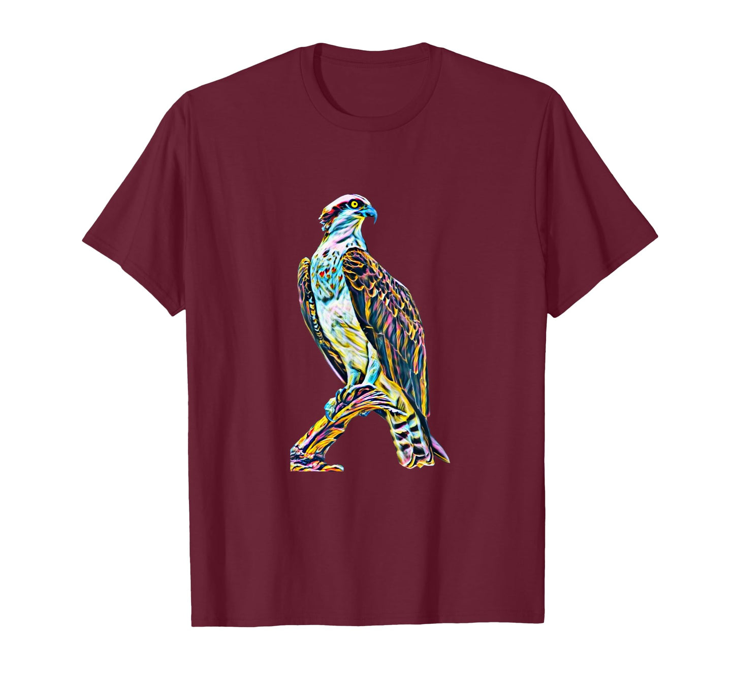 Hawk Bird of Prey Motif Beak Claws Birds colorful Falcon T-Shirt
