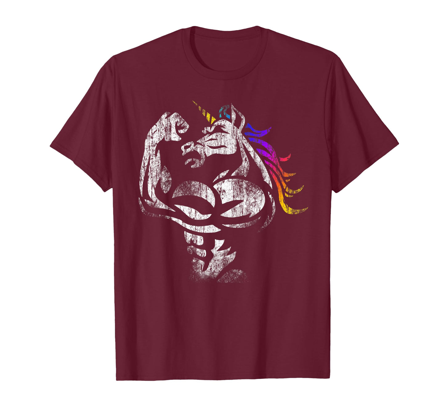 Muscle Unicorn Workout Father's Day Gift Weight Lifting Gym T-Shirt