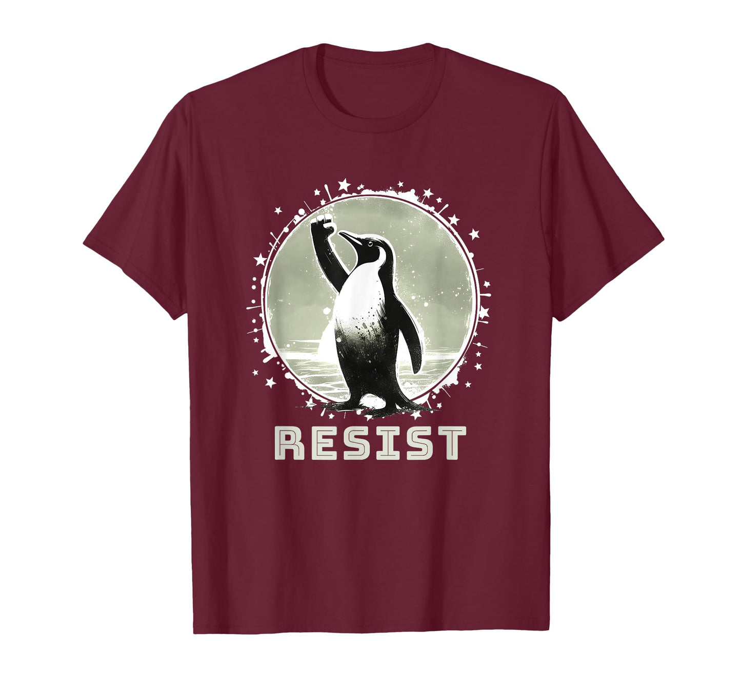 Resist Shirt Funny Resist Penguins Protest Against T-Shirt