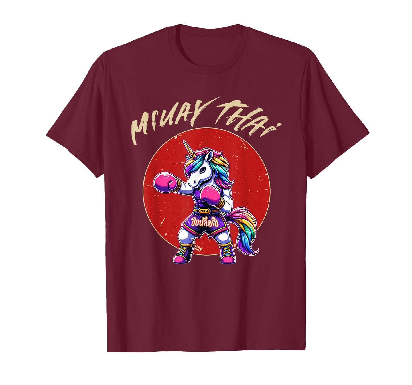 Muay Thai and Thai Boxing Unicorn T-Shirt