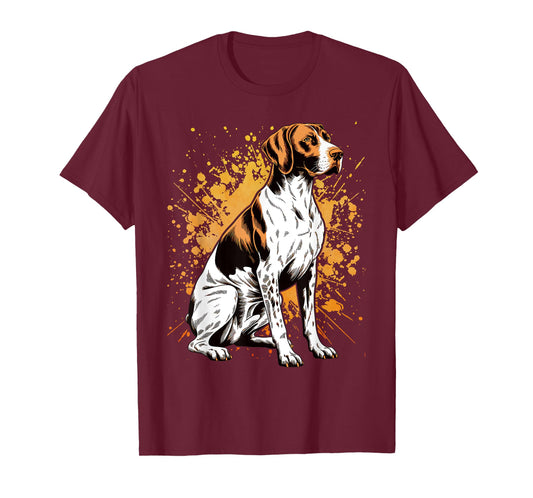 Bird Hunting for Hunter Men English Pointer Dog Graphic T-Shirt