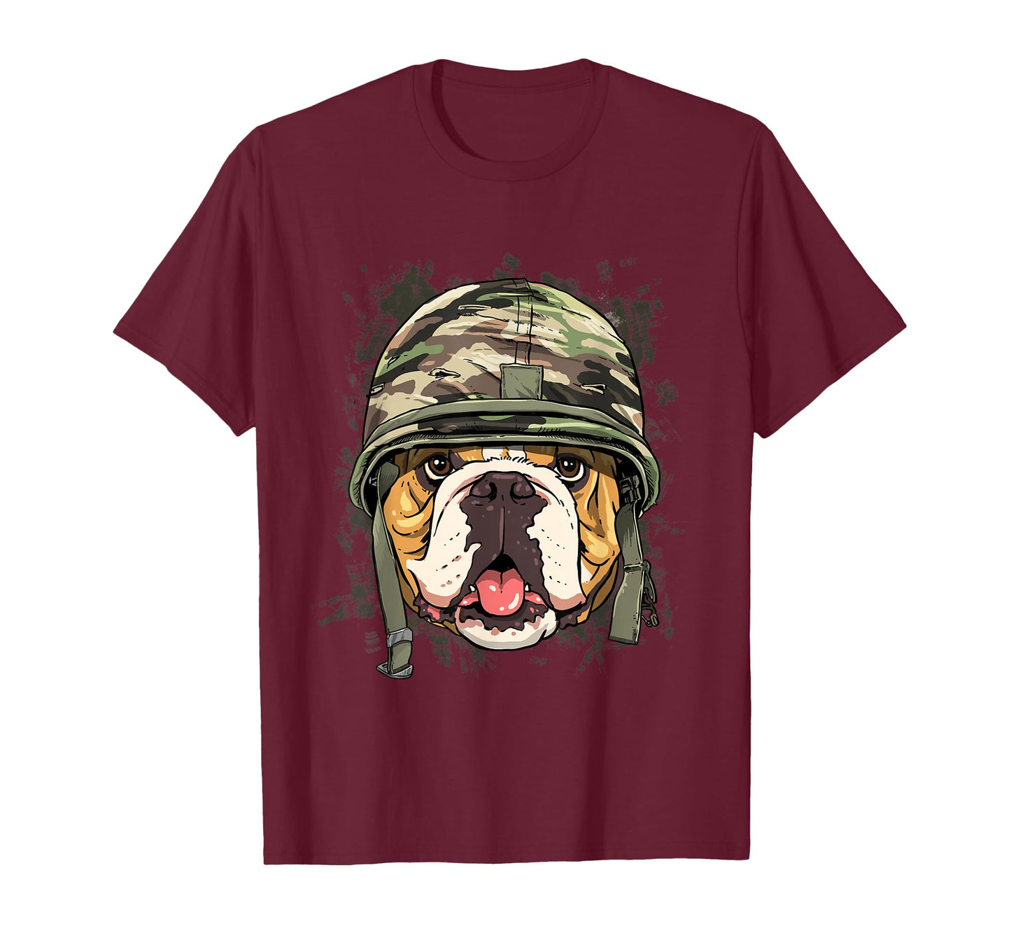 American Bulldog Soldier Veteran Dog - Army Dog Lover T-Shirt