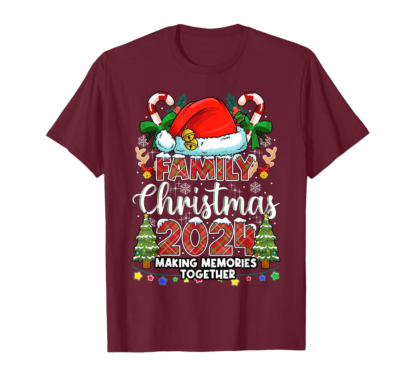 Family Christmas 2024 Matching Family Christmas Squad Xmas T-Shirt