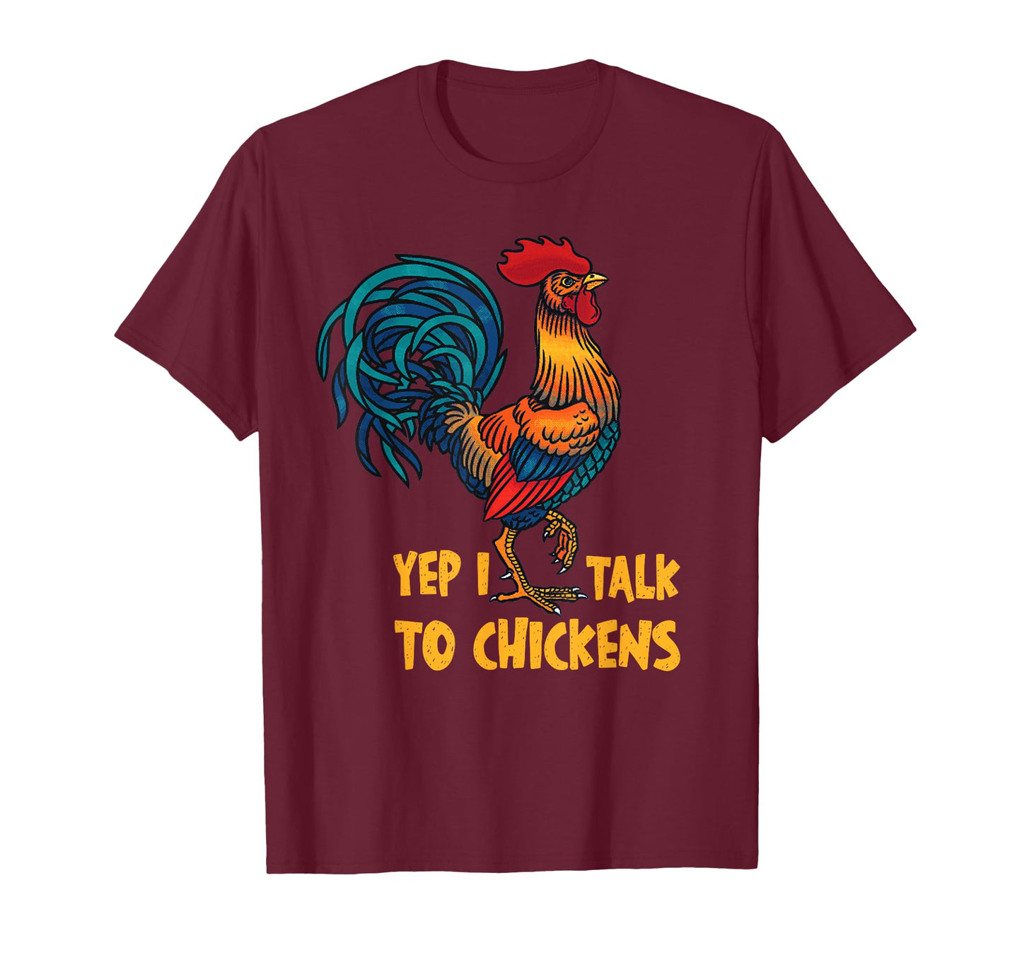 Funny Chicken For Men Women Crazy Chicken Farmer Lovers T-Shirt