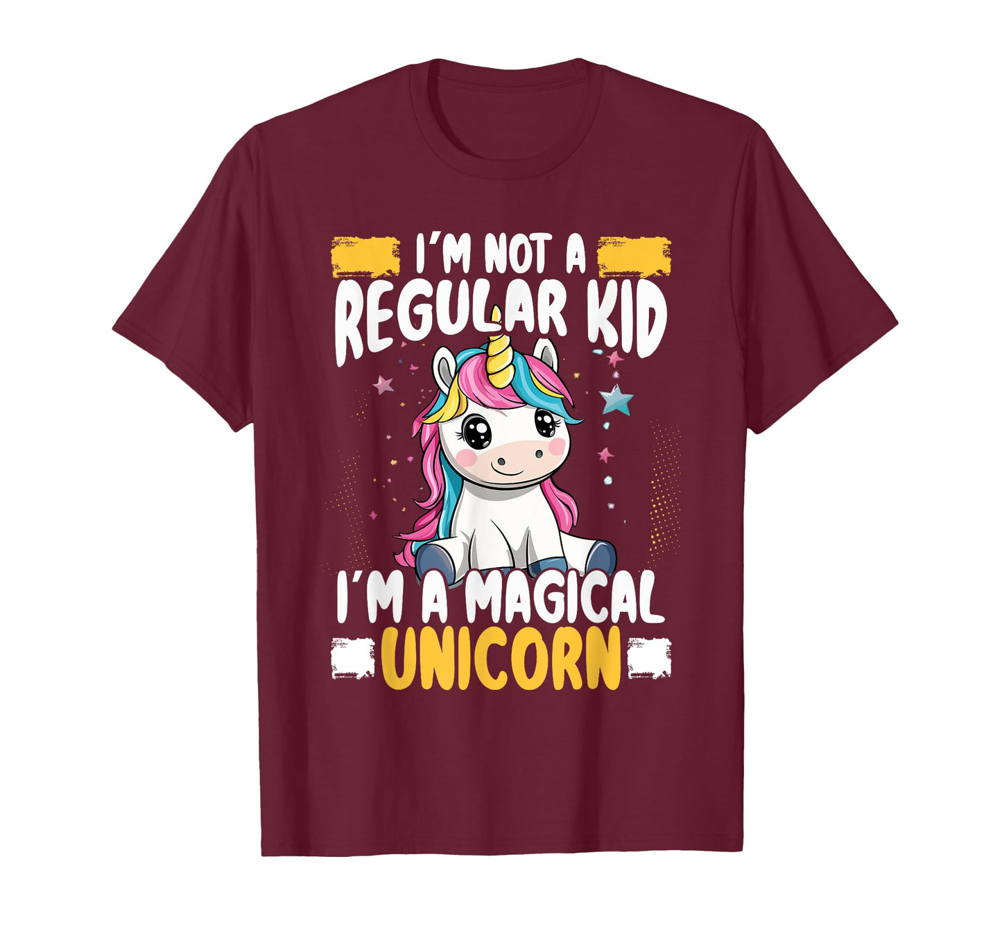 I'm Not A Regular Kid I'm A Magical Unicorn Girl T-Shirt