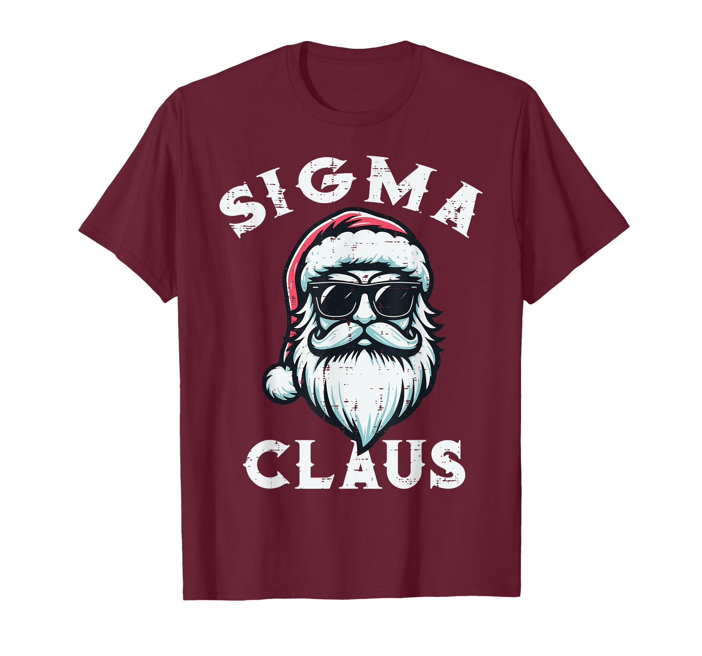 Sigma Claus Santa Funny Christmas Boys Teens Kids Men T-Shirt