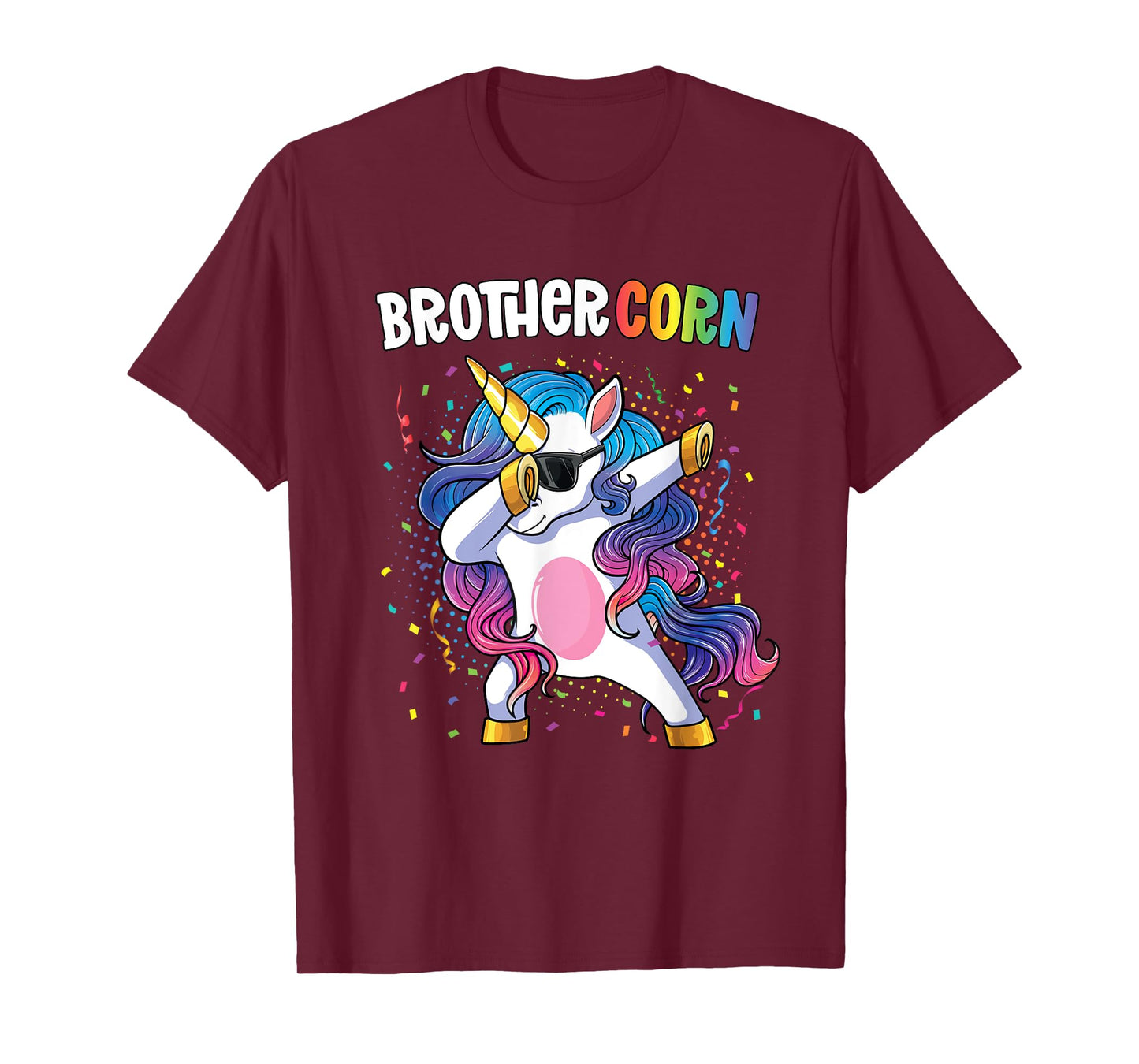Brothercorn Boys Unicorn Birthday Dabbing Unicorn Brother T-Shirt