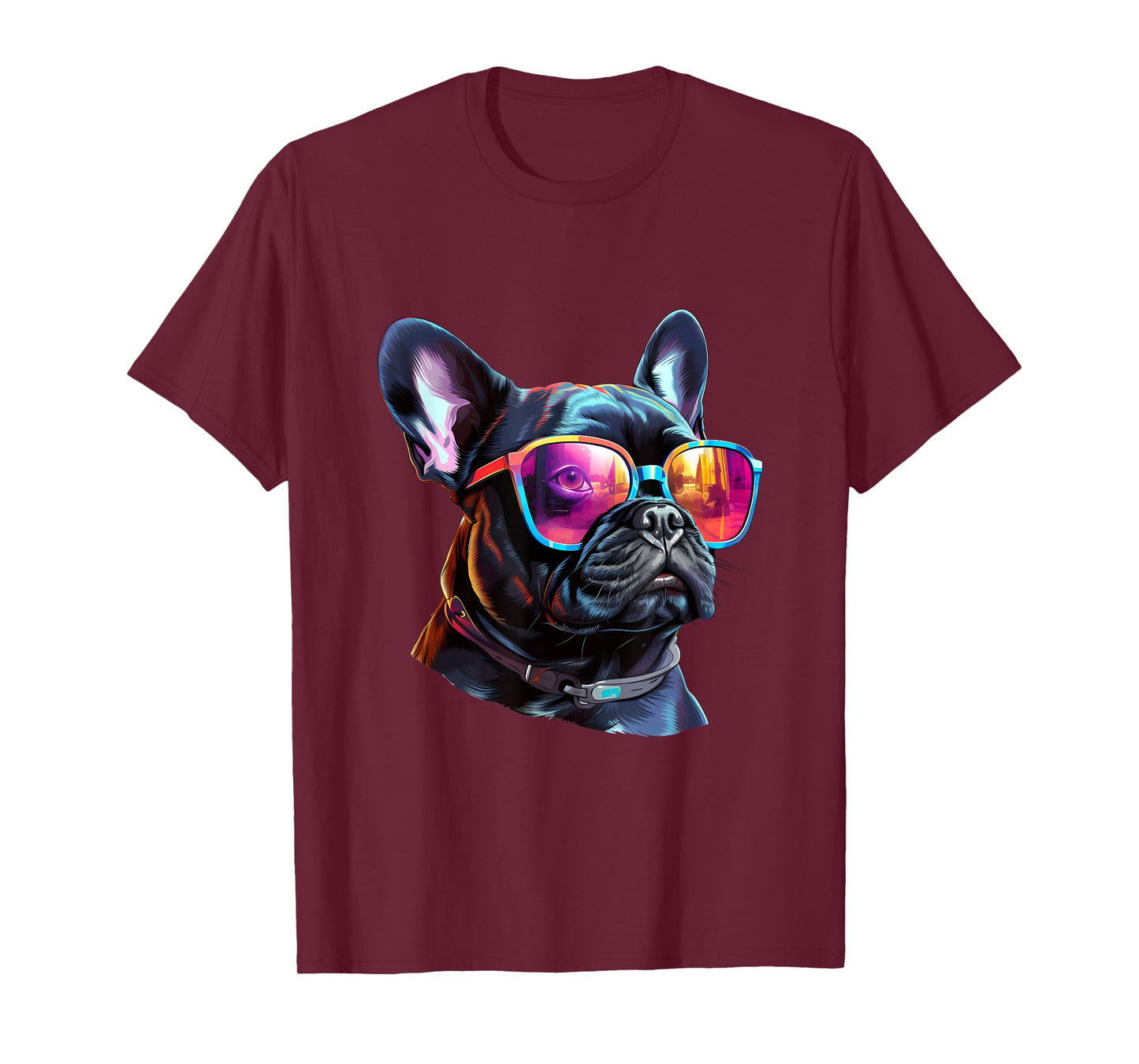 French_Bulldog Sulldog.pnglasses T-Shirt for Men Women Kids