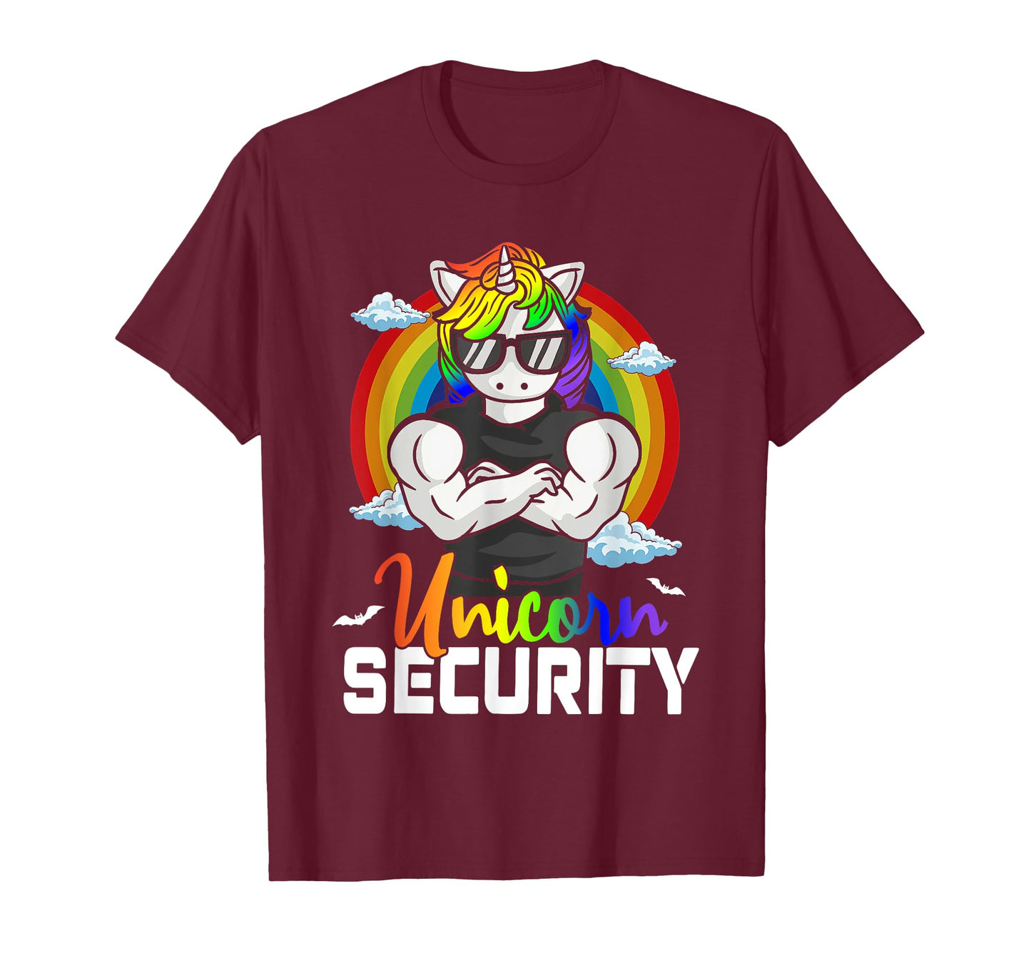 Halloween Costume Unicorn Security Matching Family T-Shirt