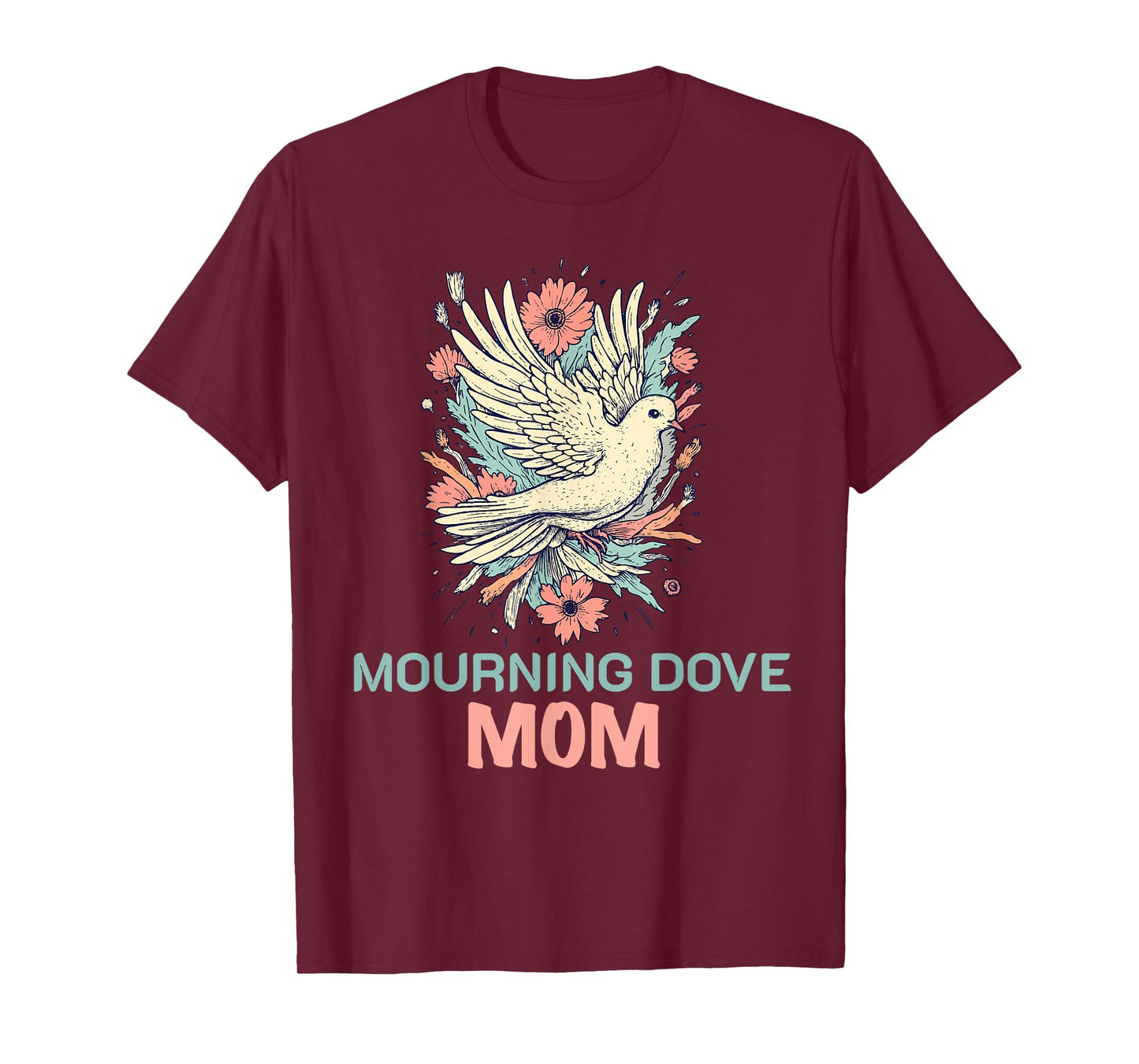 Mourning Dove Bird Lover Women Mom Girl Turtle Dove T-Shirt