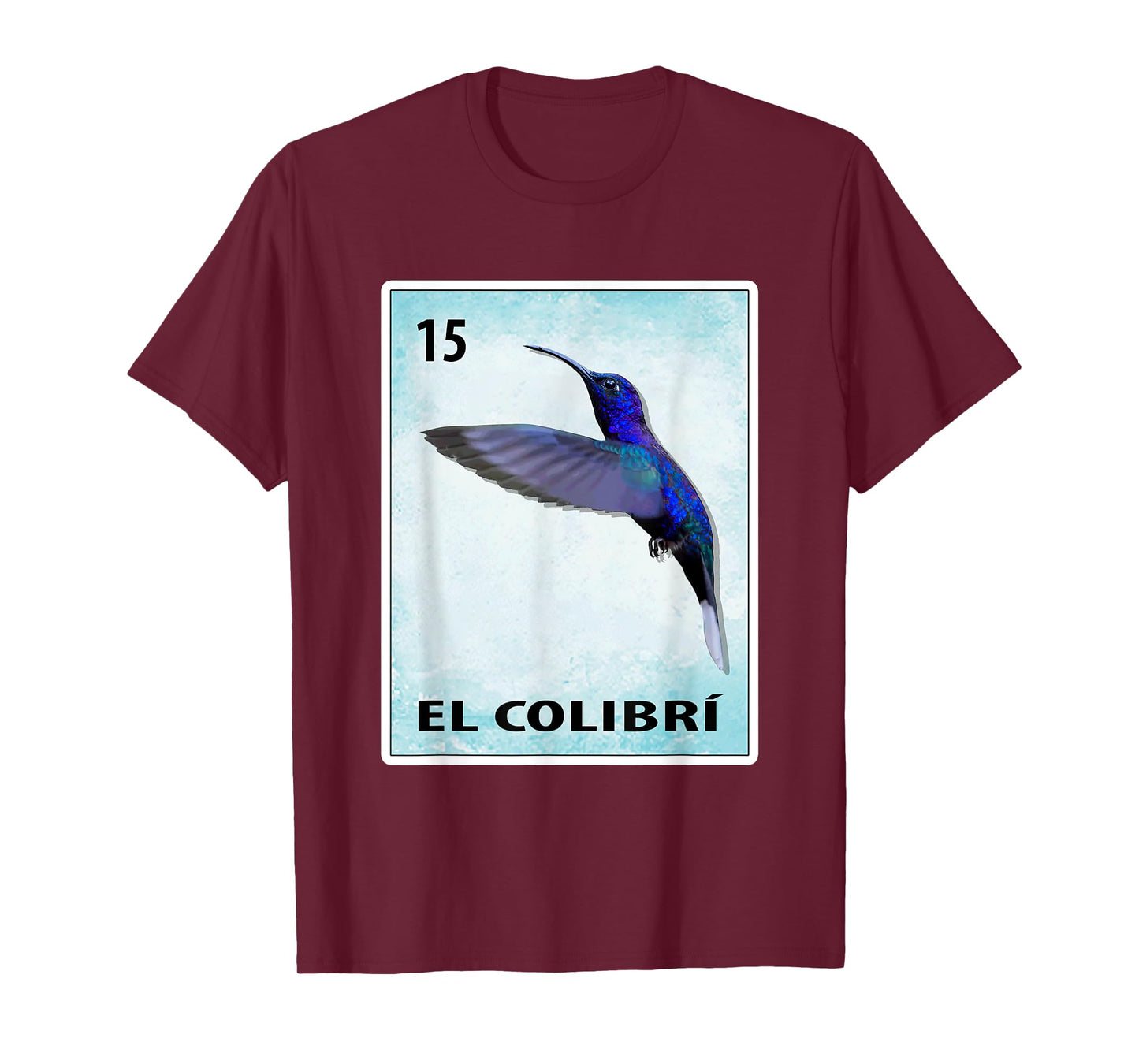 El Colibri Mexican Hummingbird Cards T-Shirt