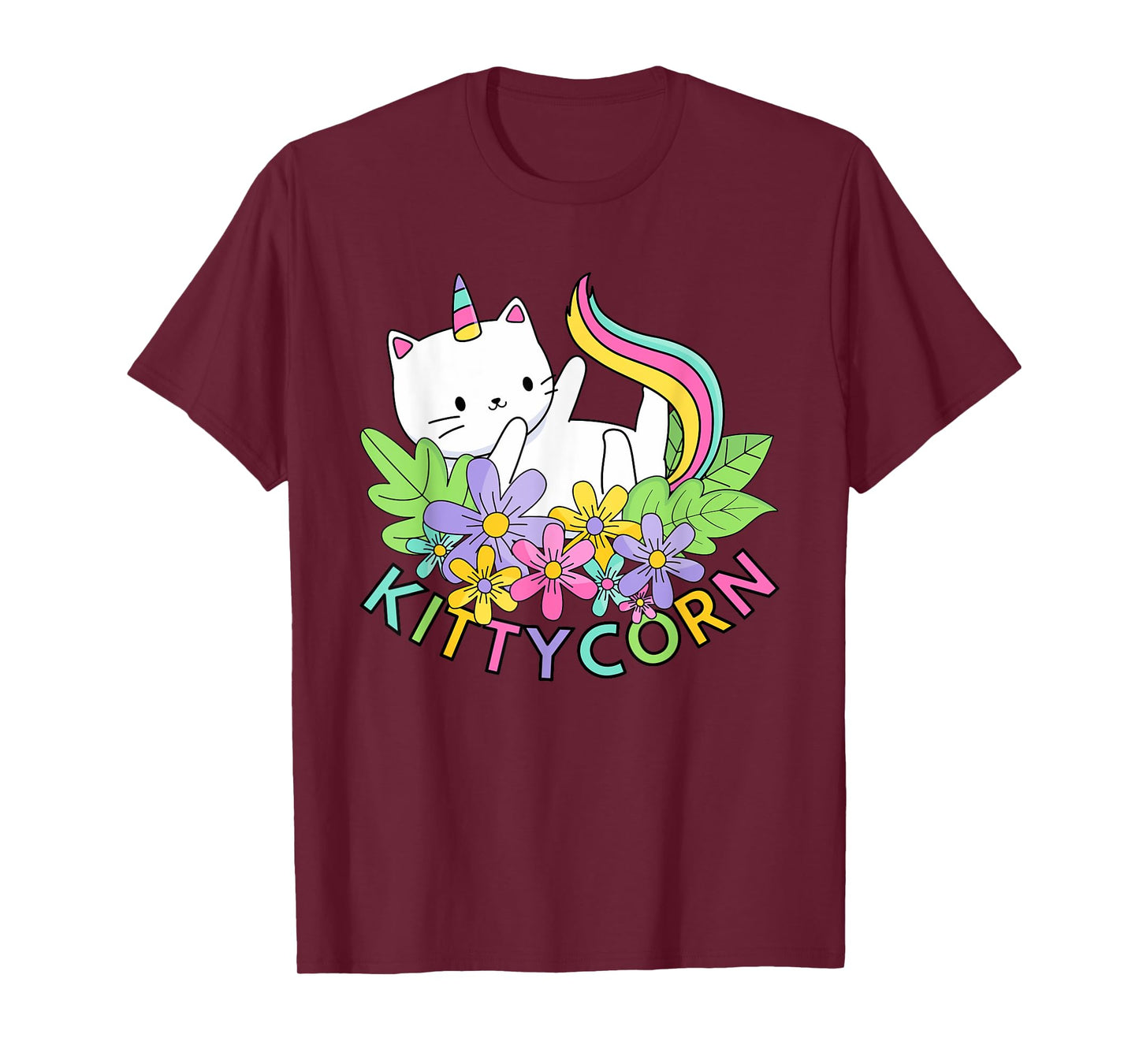 Rainbow Unicorn Cat Kittycorn T-Shirt