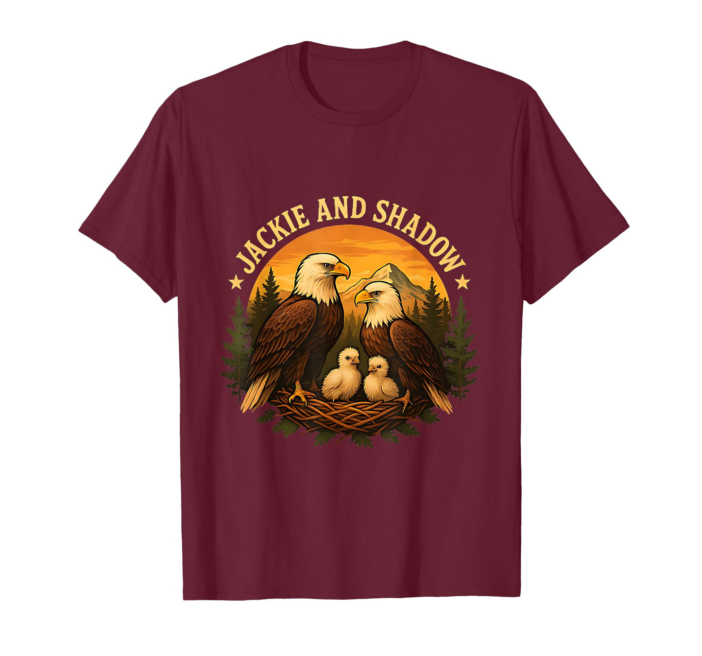 Jackie And Shadow Bald Eagle Vintage Wildlife Nature T-Shirt