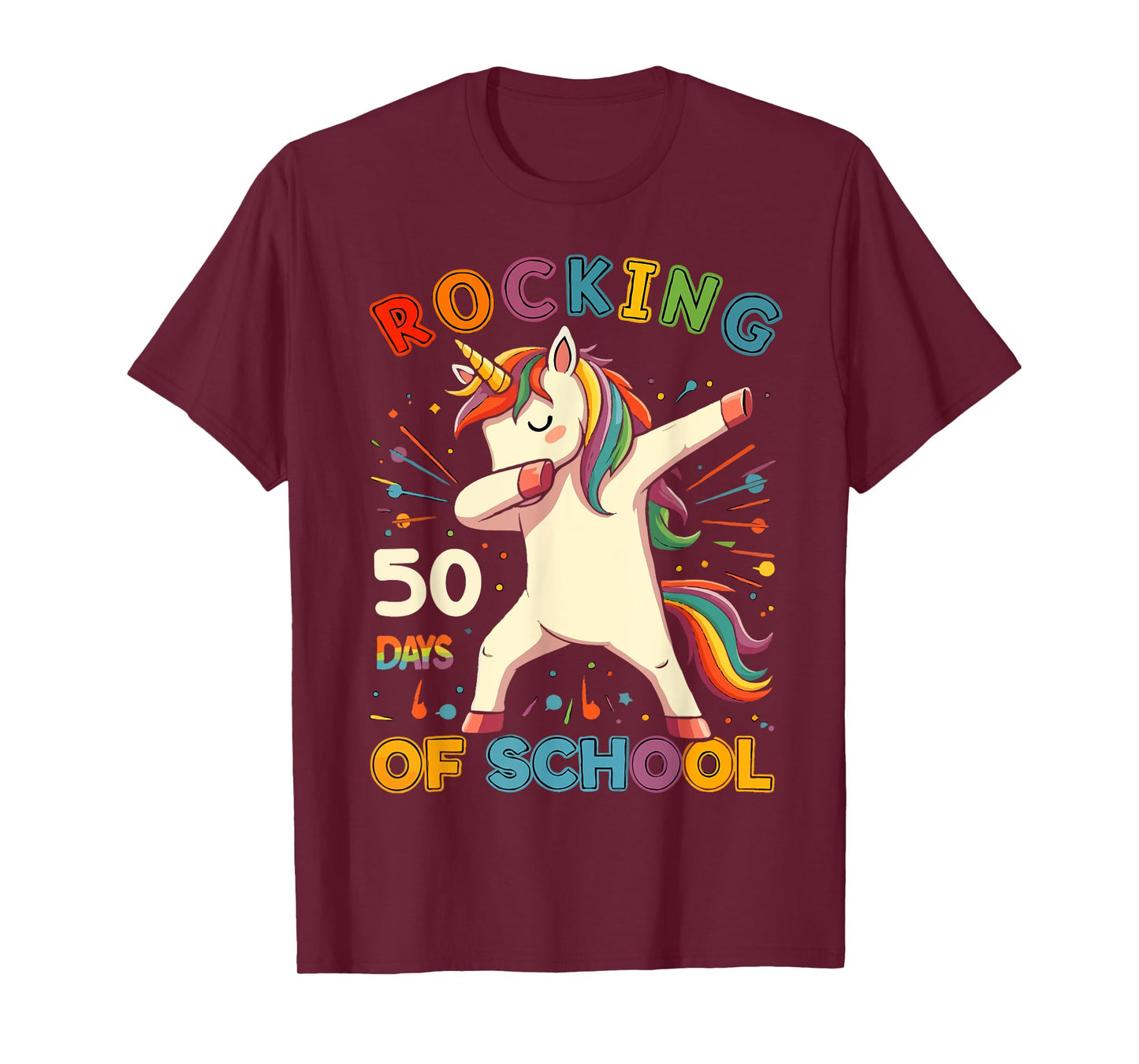 Rockin 50 Days of School 50th Day of School 50 Days Smarter T-Shirt