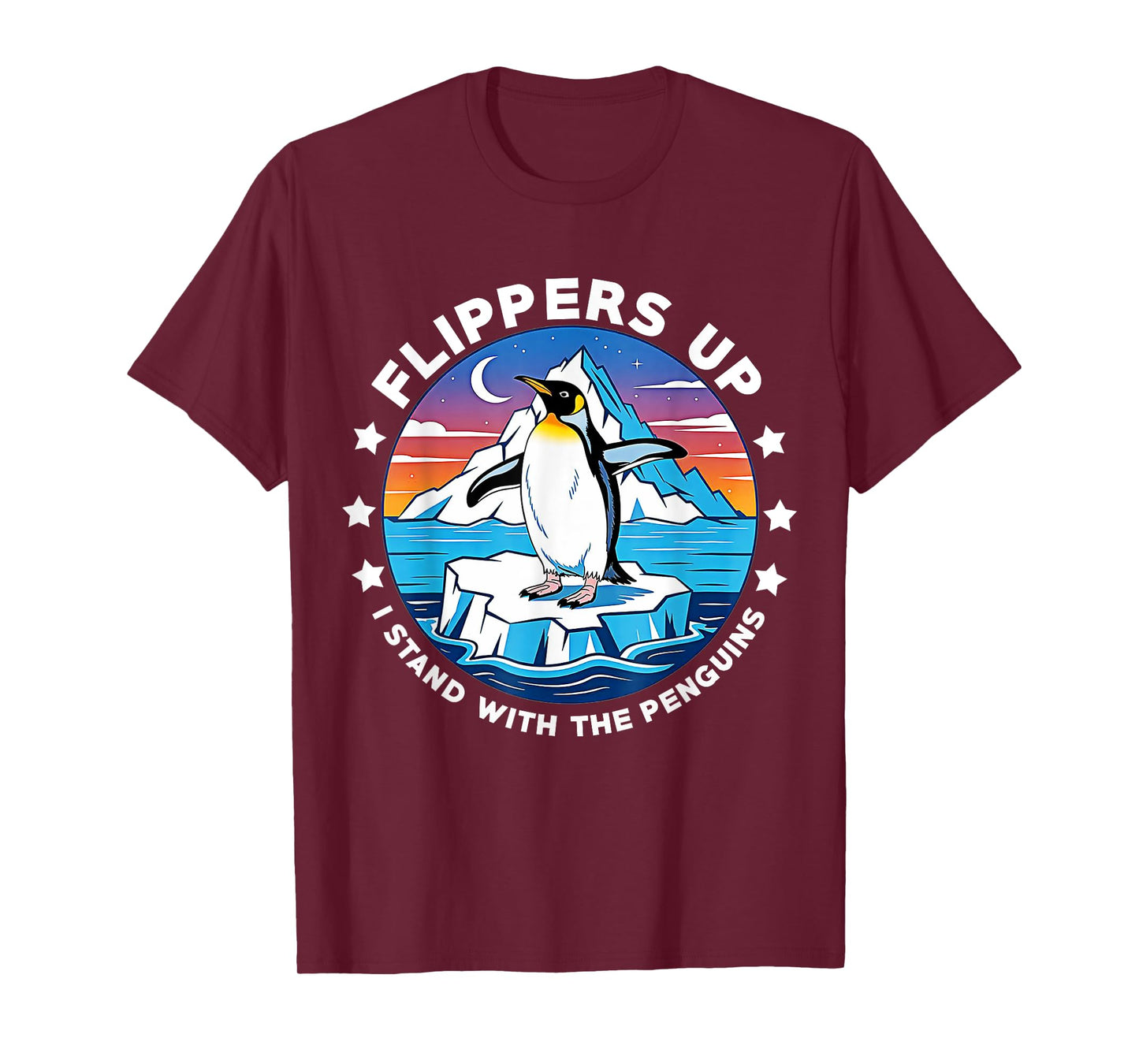 Flippers Up I Stand With The Penguins T-Shirt