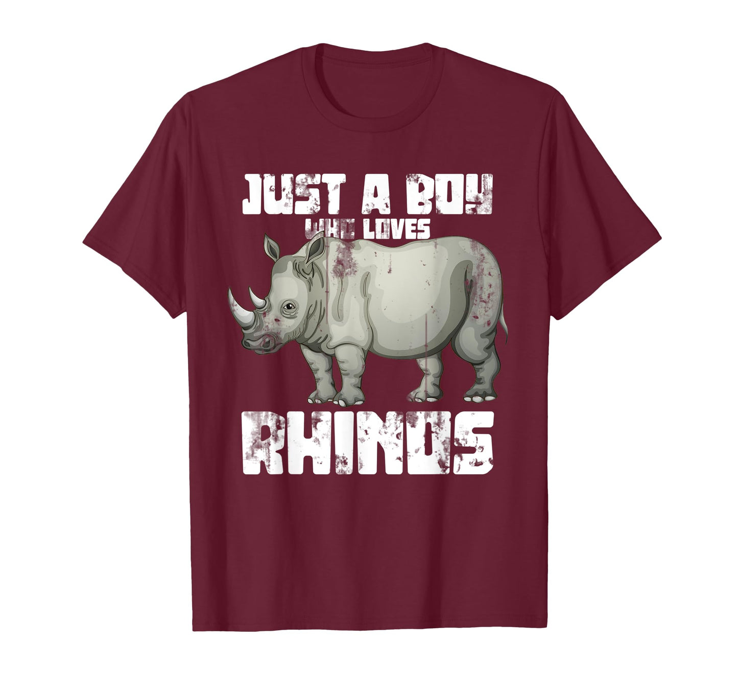 Just A Boy Who Loves Rhinos T-Shirt