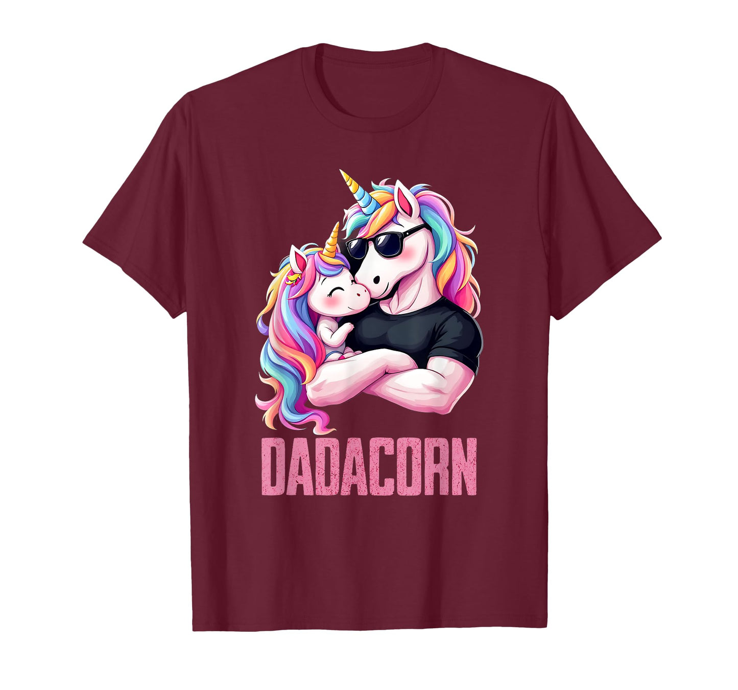 Dadacorn, Daddy Daughter Unicorn, Girldad T-Shirt