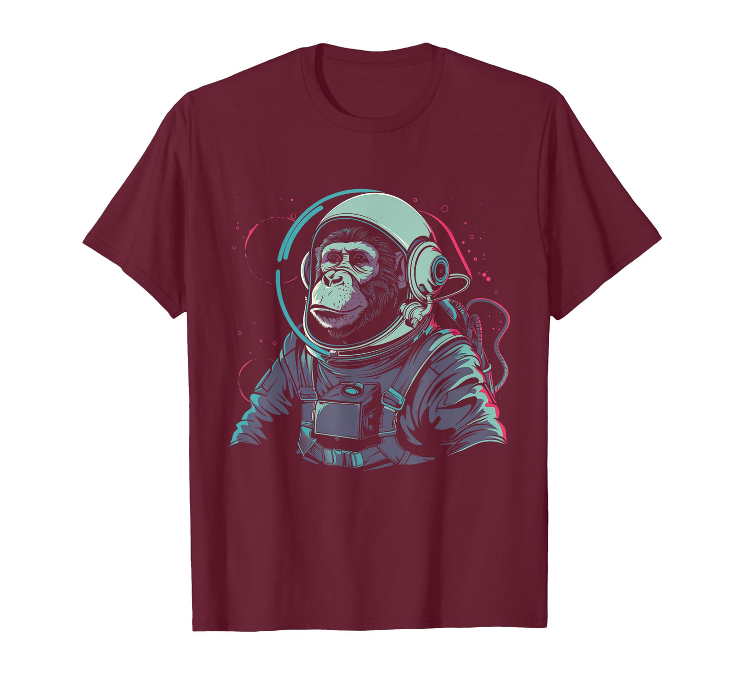 Astronaut Monkey Chimpanzee Chimpanzee Space Suit Funny T-Shirt