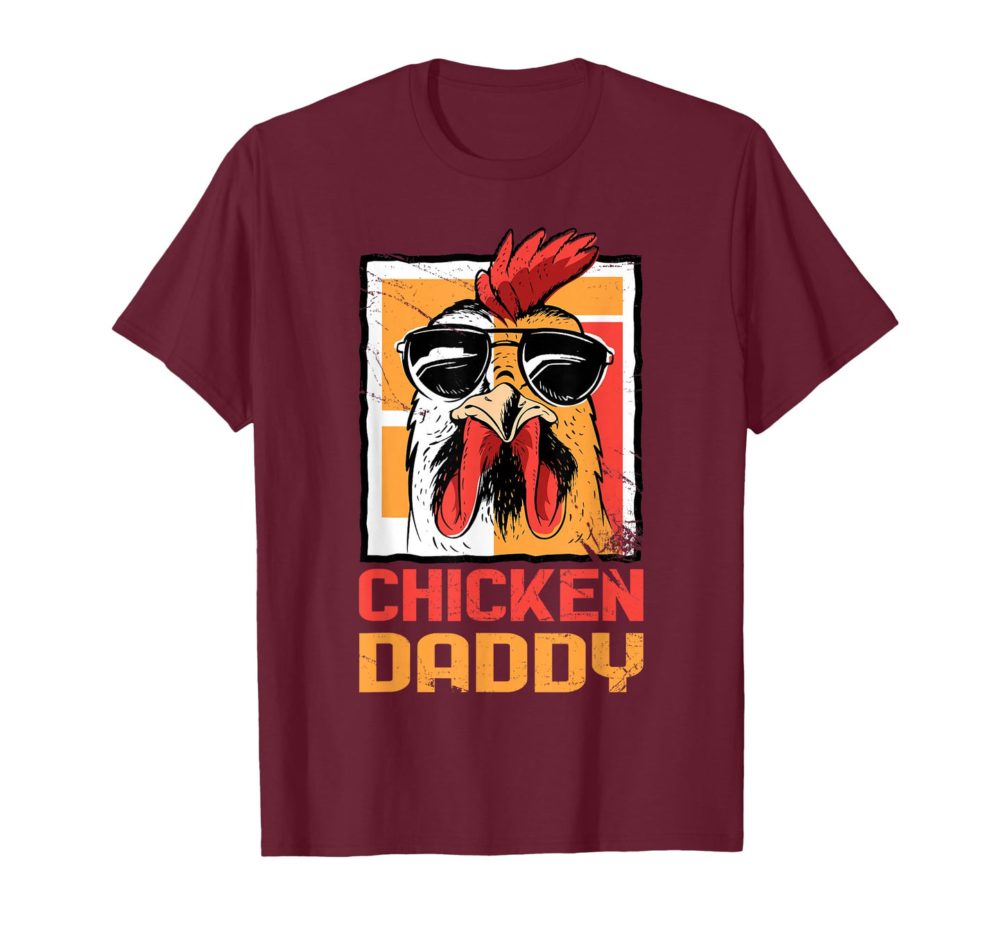 Chicken Daddy Funny Poultry Farmer Fathers Day T-Shirt