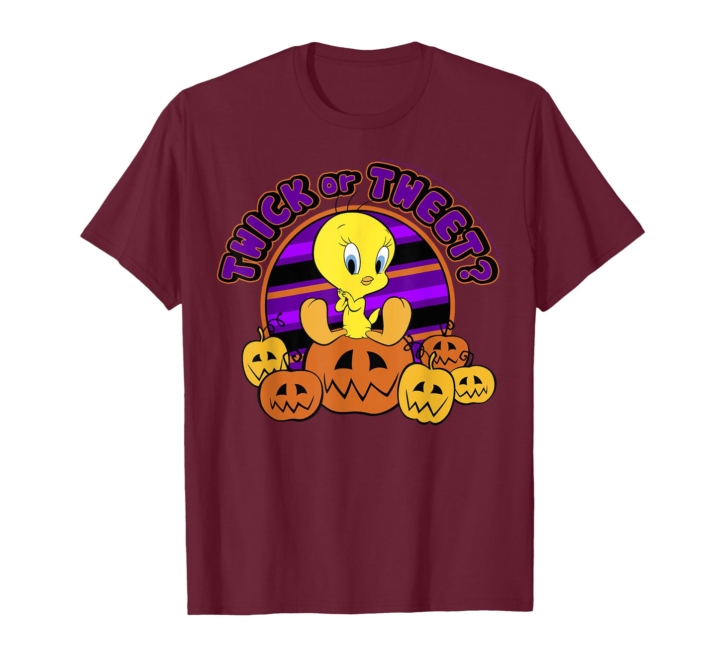 Looney Tunes Halloween Tweety Bird Twick Or Tweet T-Shirt