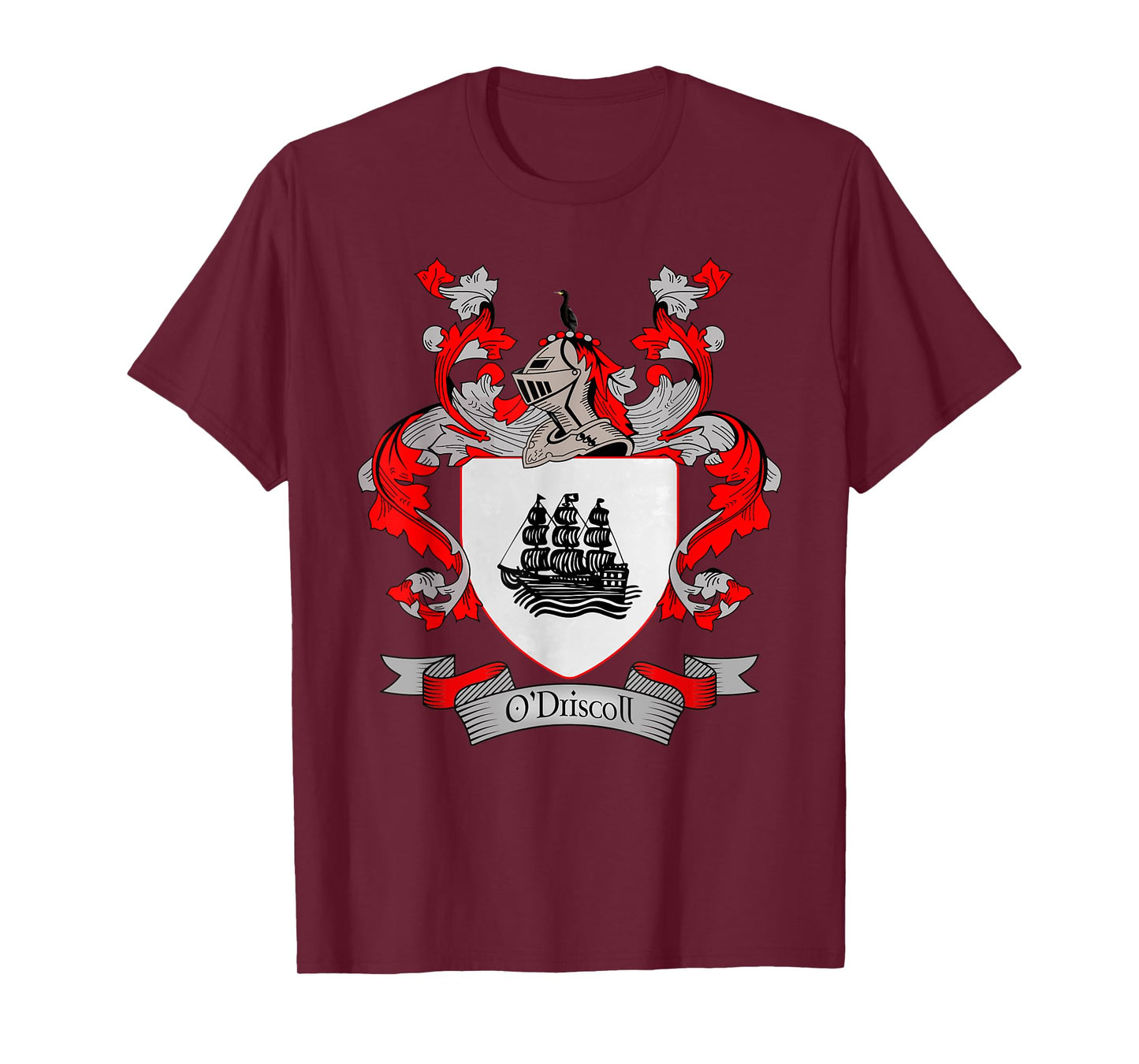 O'Driscoll Coat of Arms | O'Driscoll Surname Family Crest T-Shirt
