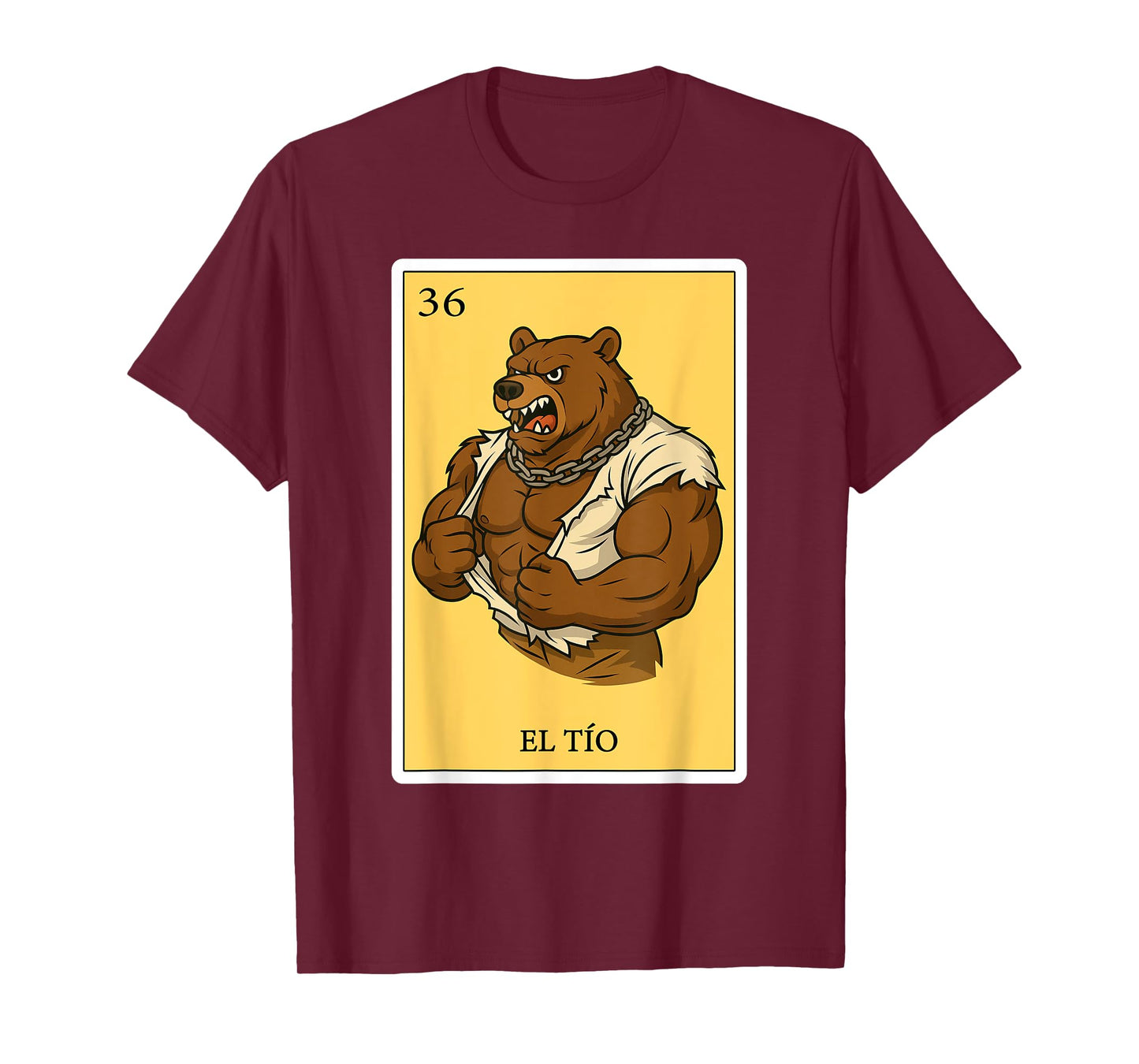 El Tio Grizzly | Spanish-Mexican Bingo Gifts for Tio T-Shirt
