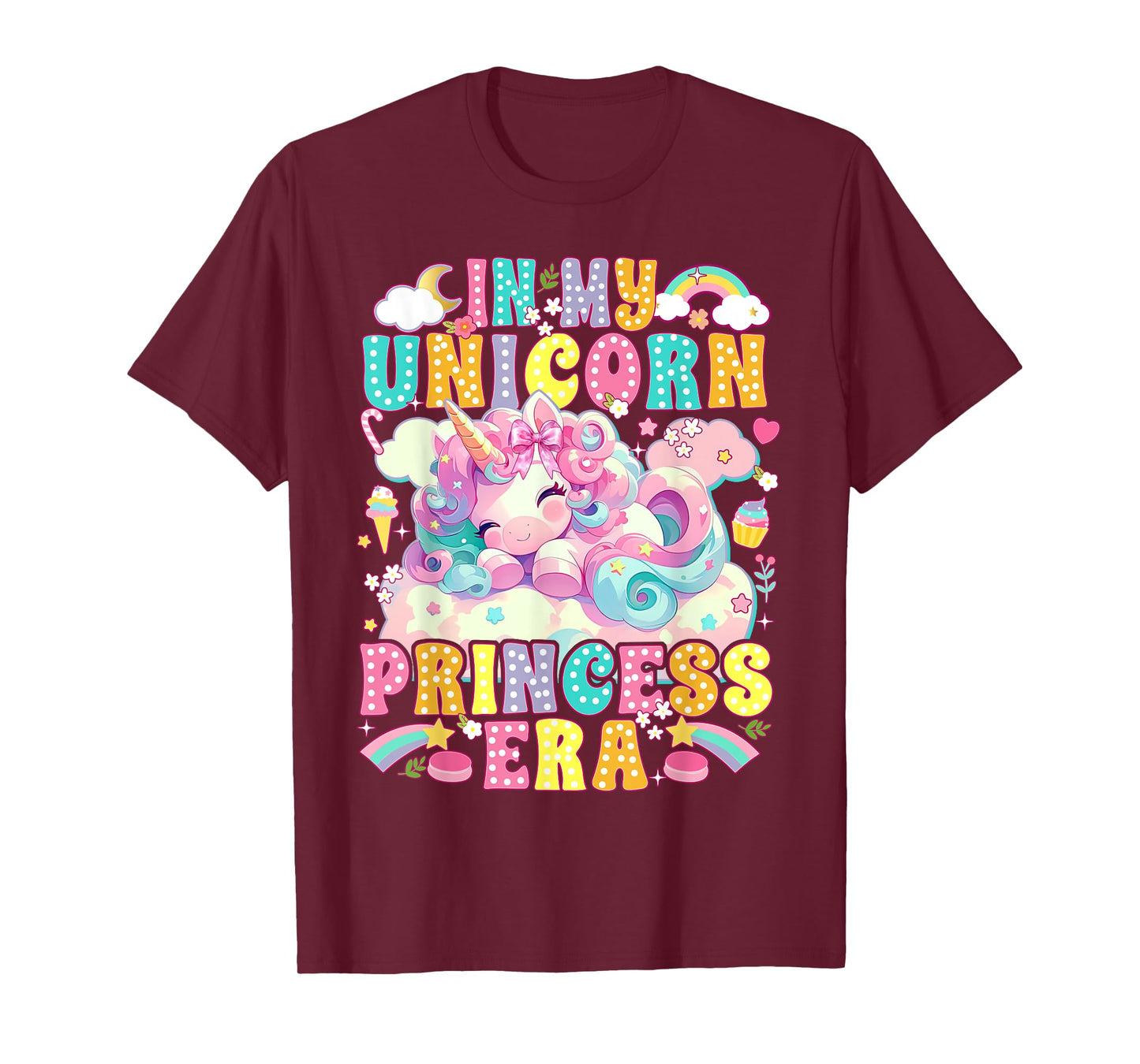 In My Unicorn Princess Era Unicorn Lover Girl T-Shirt