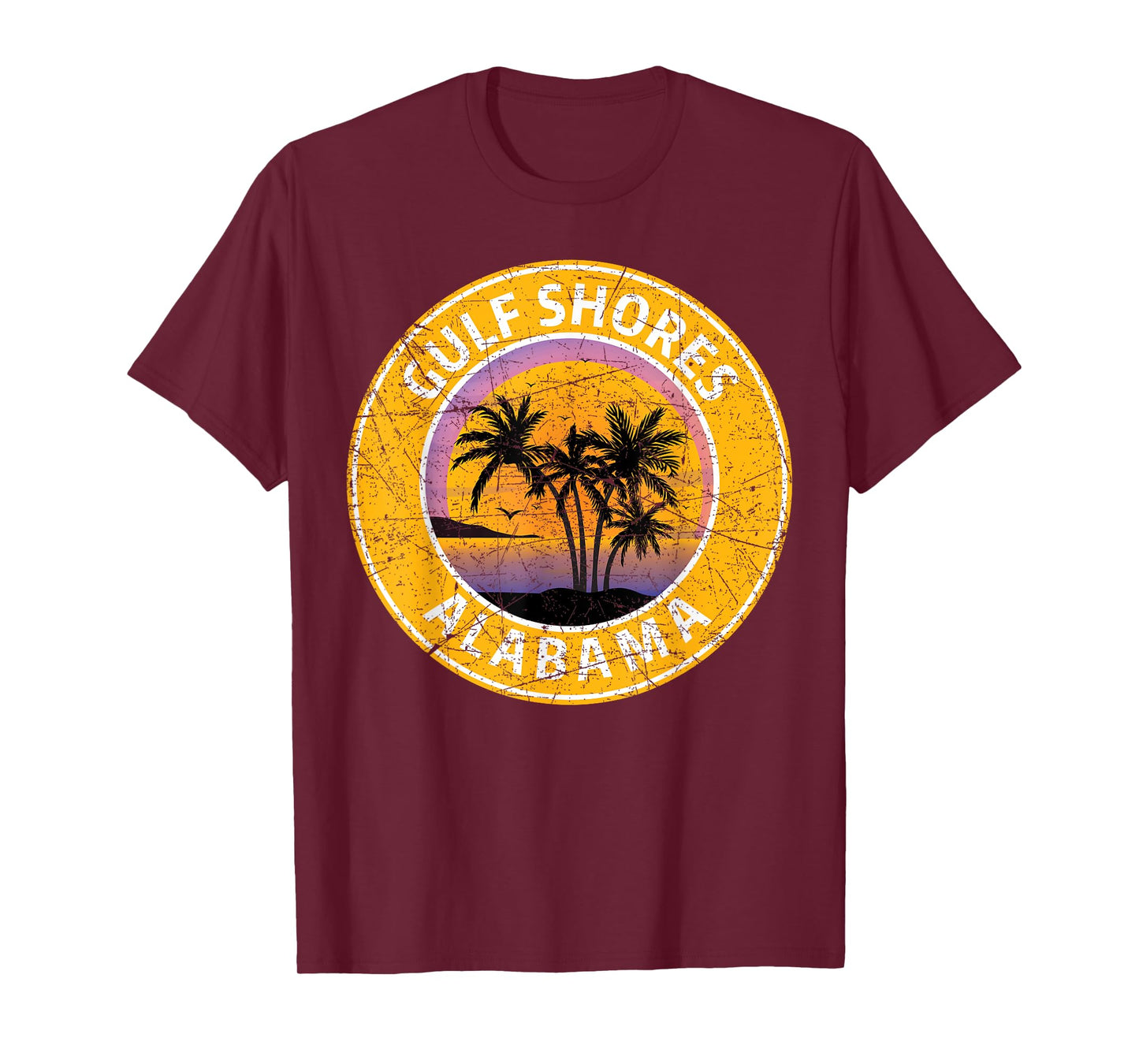 Gulf Shores Alabama Al Vintage Retro 80s Summer Travel T-Shirt