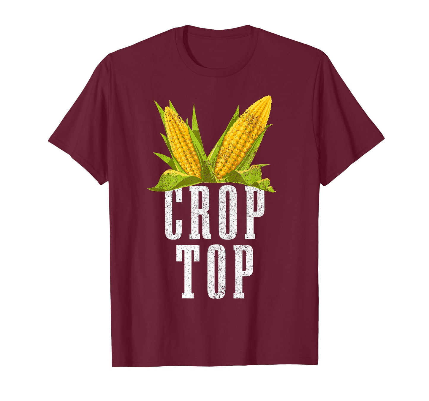 Crop Top Funny Farming Crops Farm Corn Farmer T-Shirt