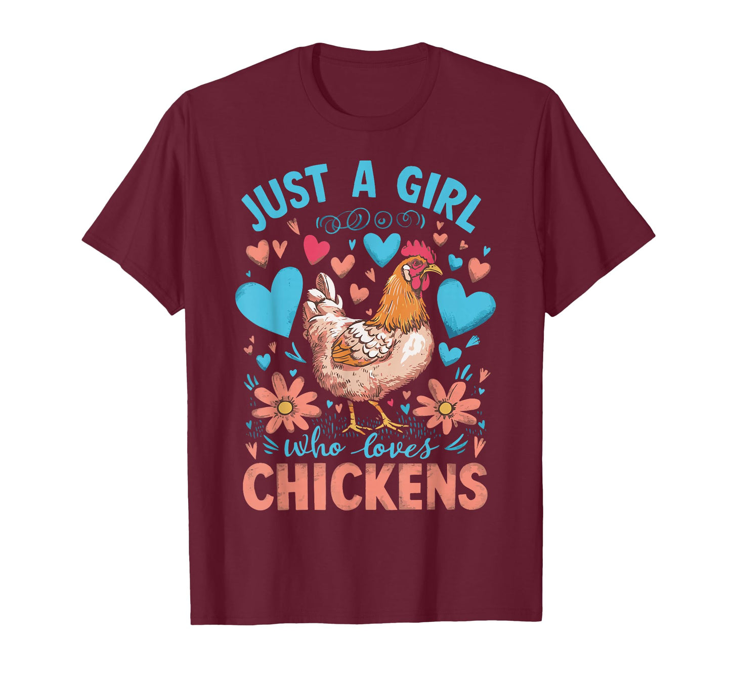 Just A Girl Who Loves Chickens T-Shirt