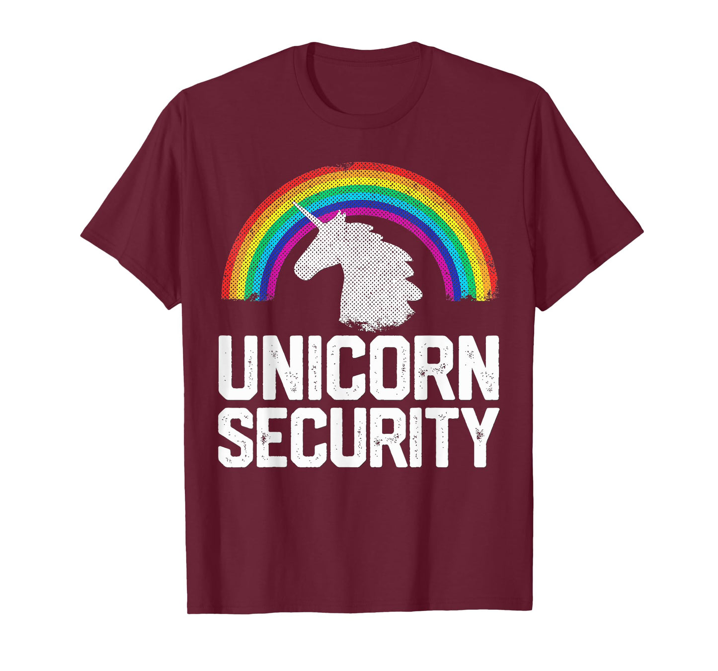 UNICORN SECURITY Funny Rainbow Cute Halloween Costume Gift T-Shirt