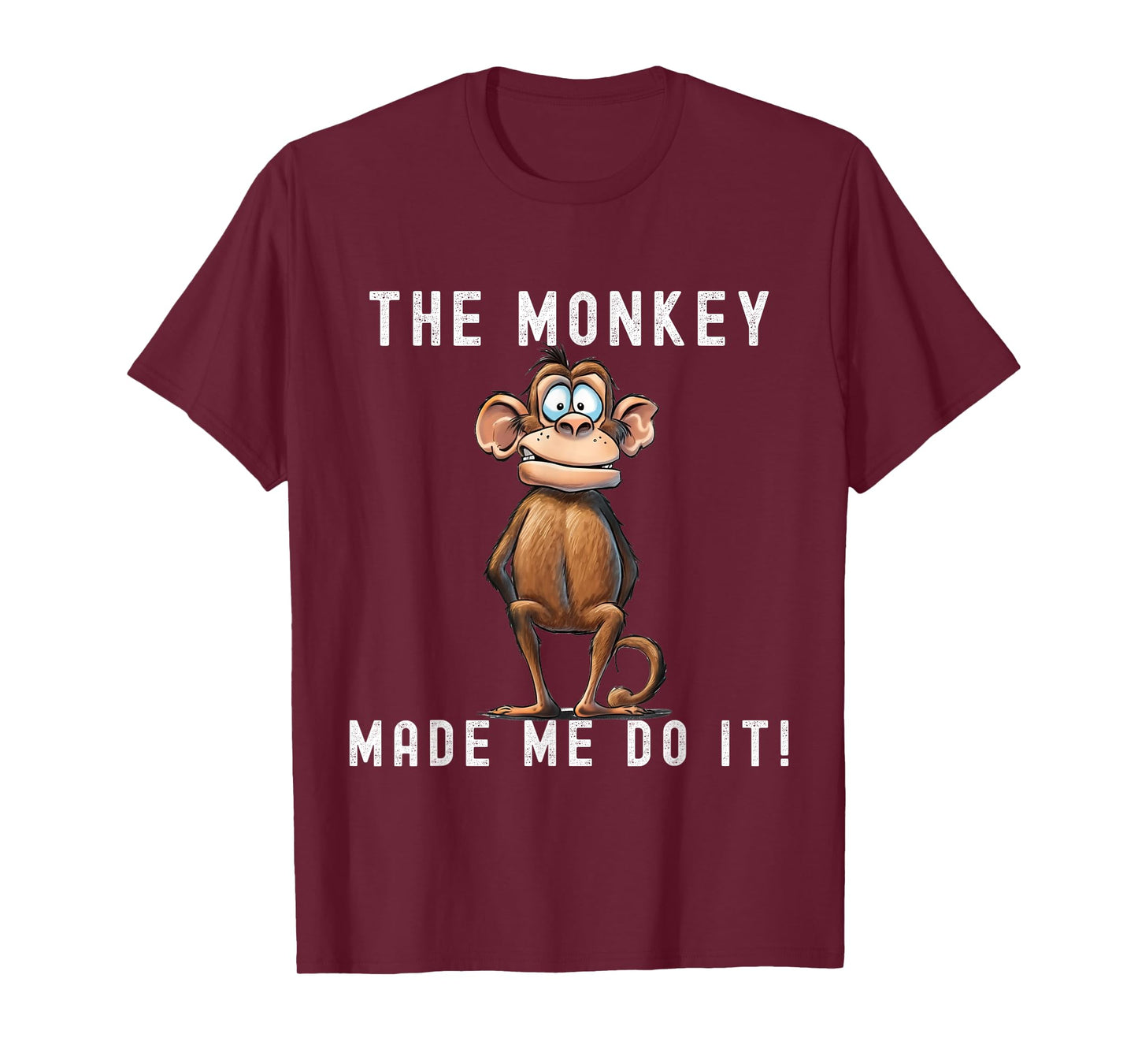 Playful Primate Shenanigans - "The Monkey Made Me Do It!" T-Shirt