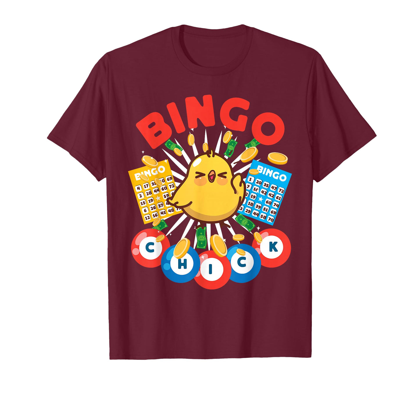 Bingo Player Chicken Girl Bingo Chick T-Shirt
