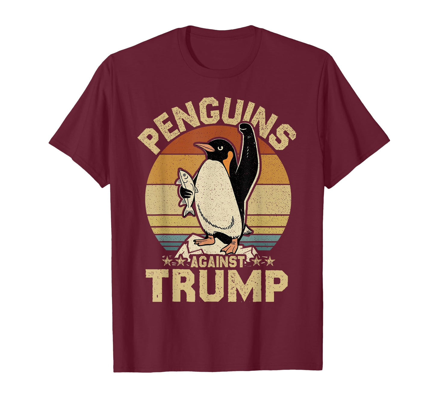 Penguin Flippers Up Resist Funny Penguins Against Trump T-Shirt