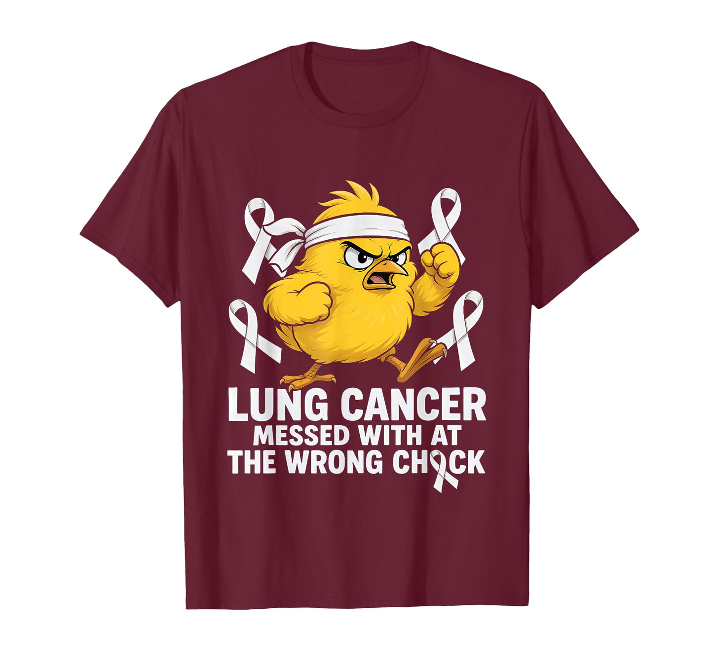 Lung Cancer Messed With The Wrong Chick T-Shirt