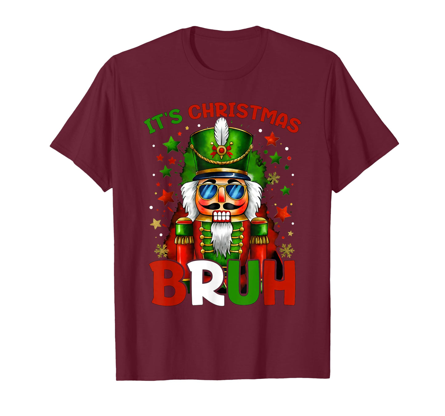 It's Christmas Bruh Nutcracker Boys Kids Xmas Christmas Men T-Shirt