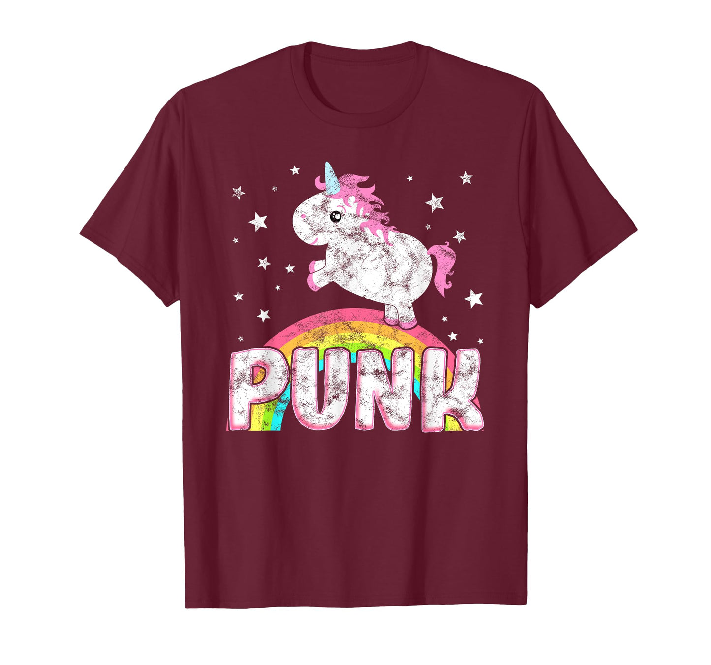 Funny Ironic Cool Unicorn Punk Rock Music Tee Festival Shirt T-Shirt