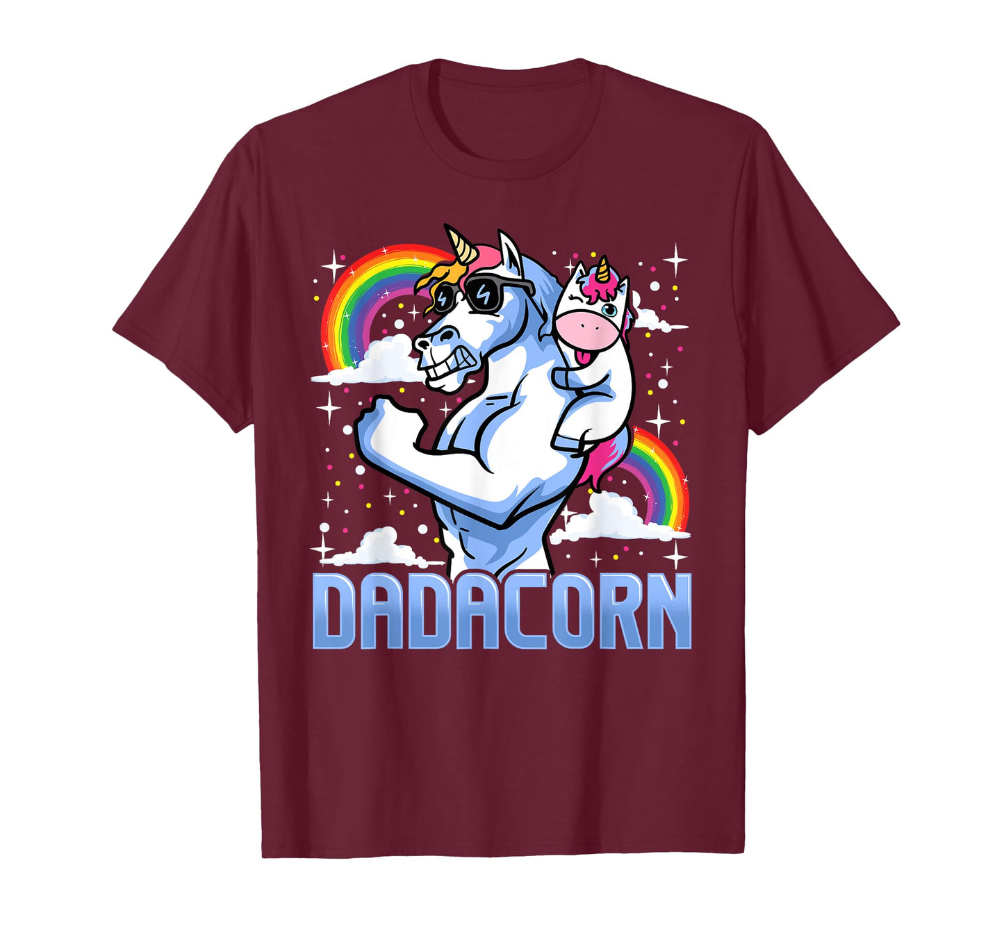 Dadacorn Shirts For Men Dadicorn Daddycorn Gifts Unicorn Dad T-Shirt
